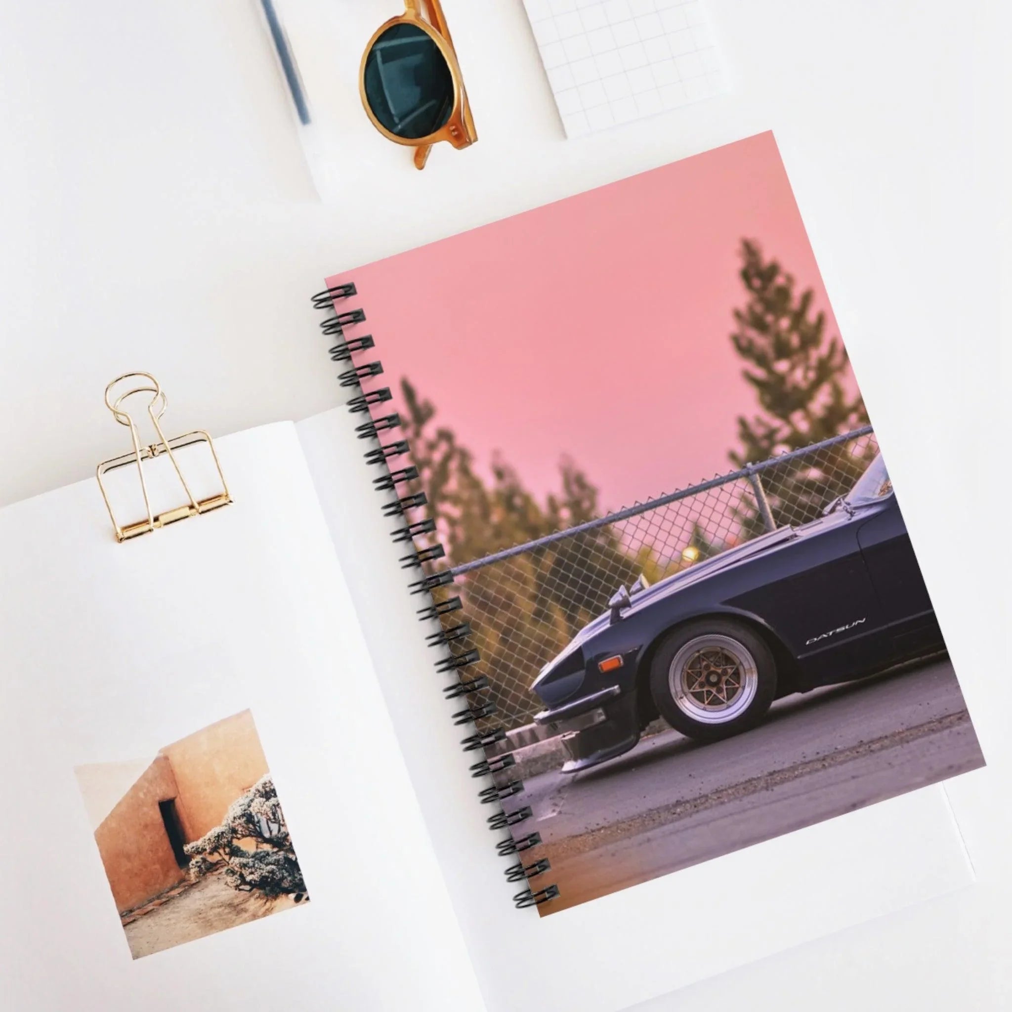 Nissan 240z Automotive Spiral Notebook #004 - Throttle Designs