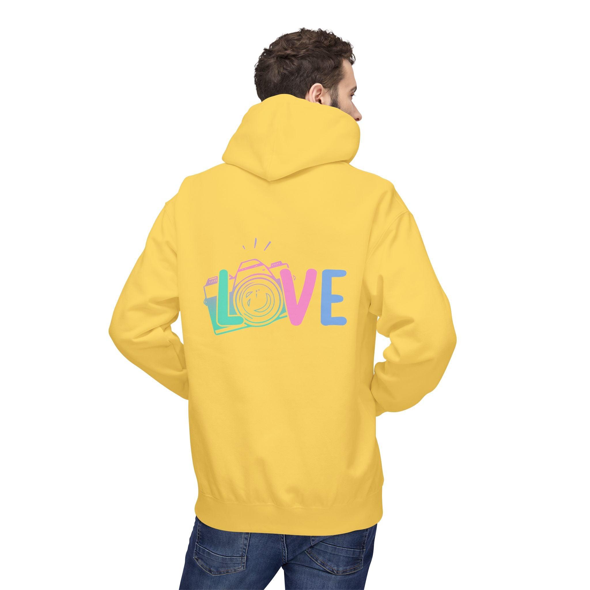 Cozy Love Photography Fleece Hoodie for Stylish Comfort