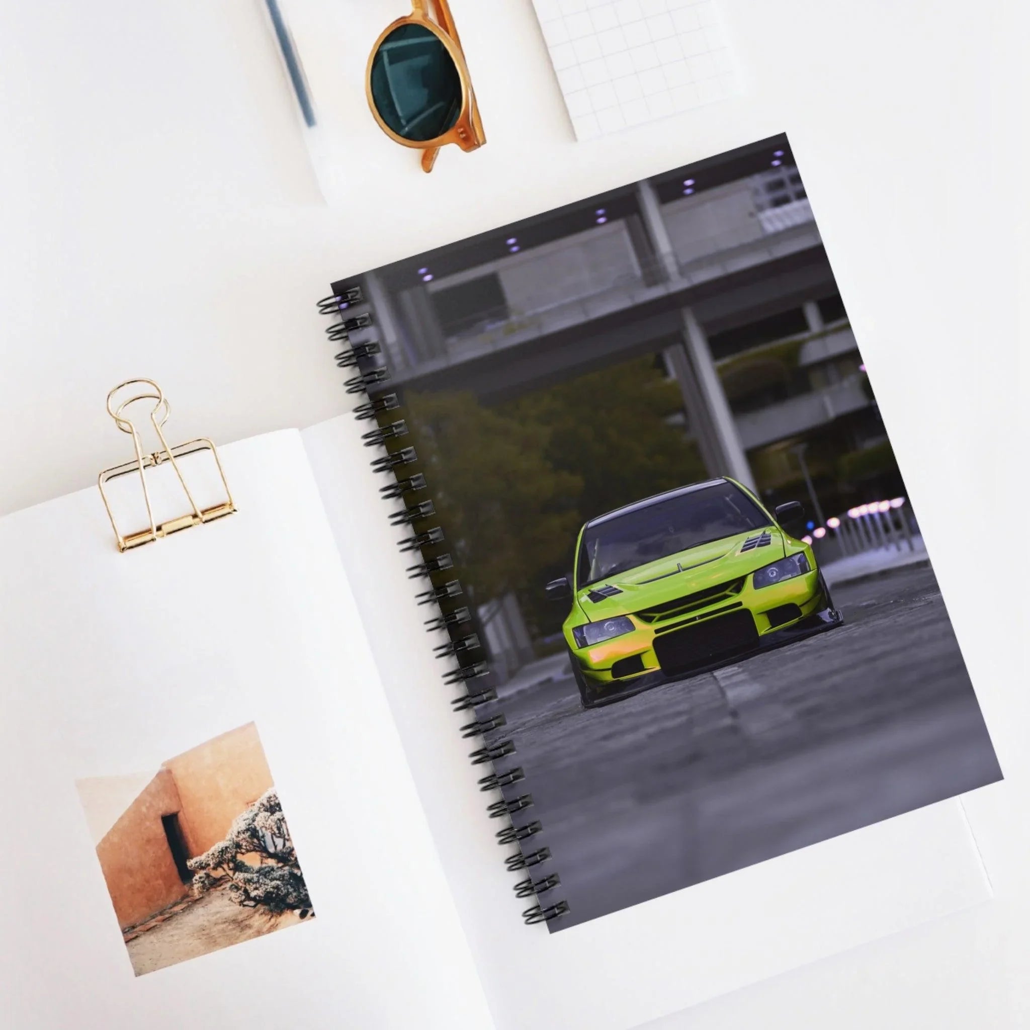 Mitsubishi Evo 9 Automotive Spiral Notebook #004 - Throttle Designs
