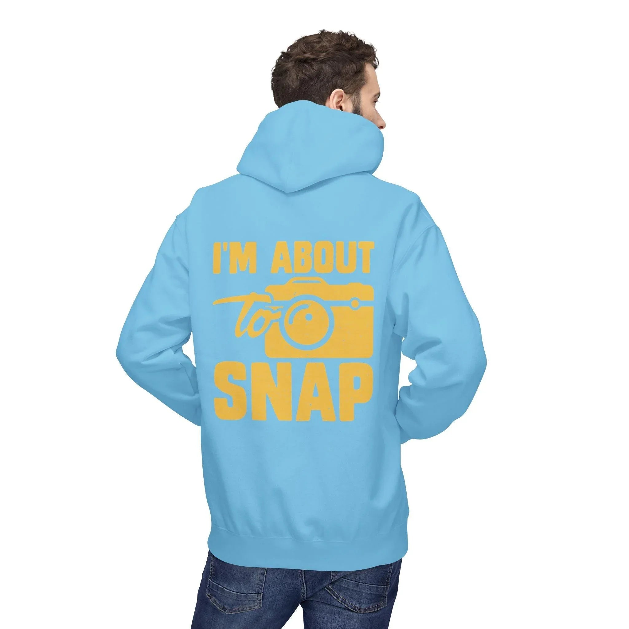 "I'm About to Snap" Exclusive Fleece Hoodie for Passionate Photographers