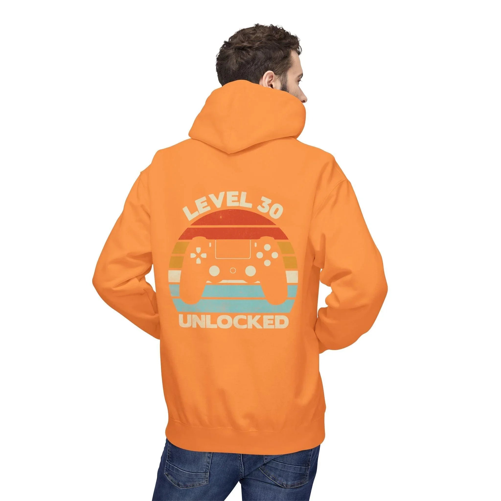 Level Up Your Style: Retro Gaming Fleece Hoodie with Comfort and Charm