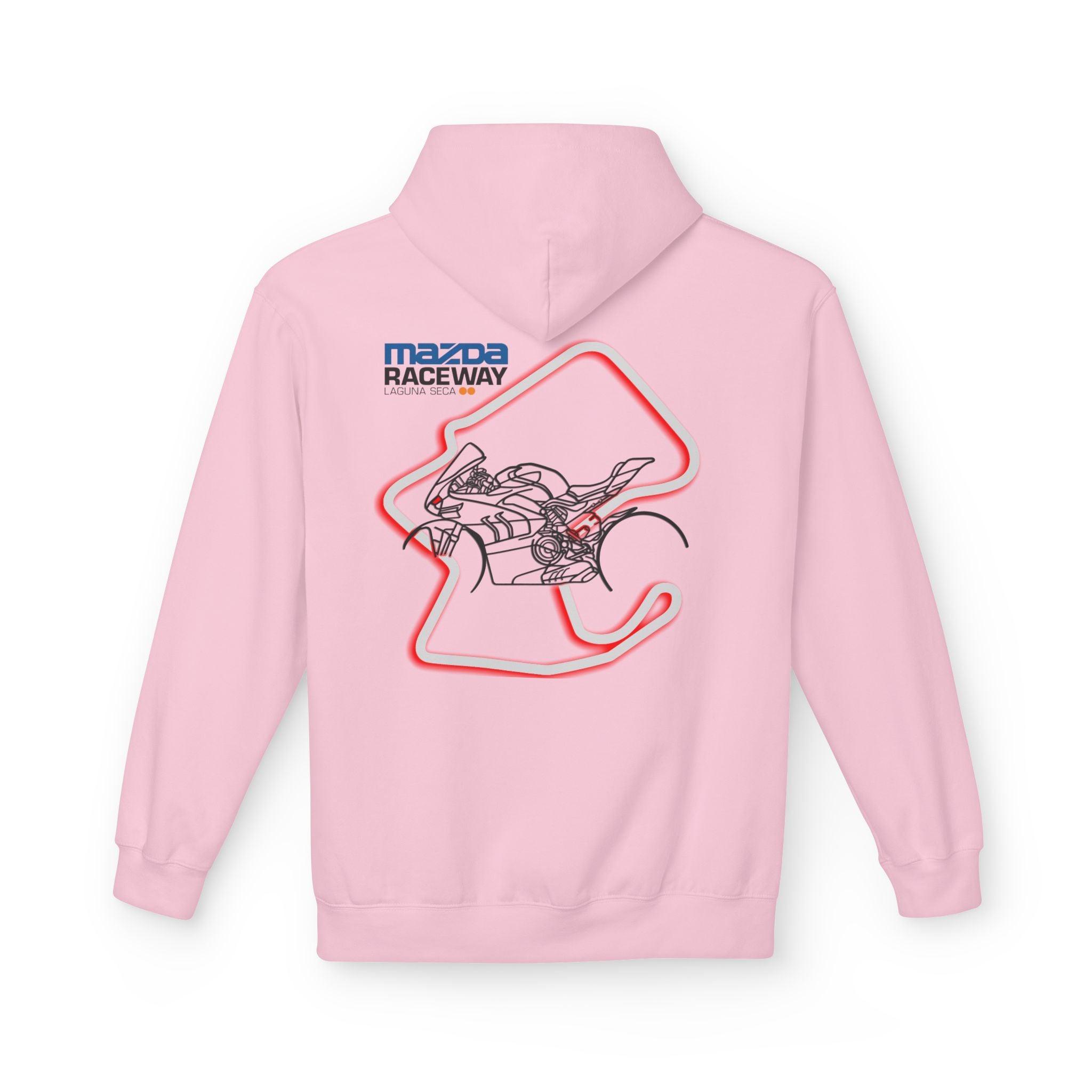 Ducati Panigale V4 SP Laguna Seca Hoodie - Red Edition for Comfort & Style