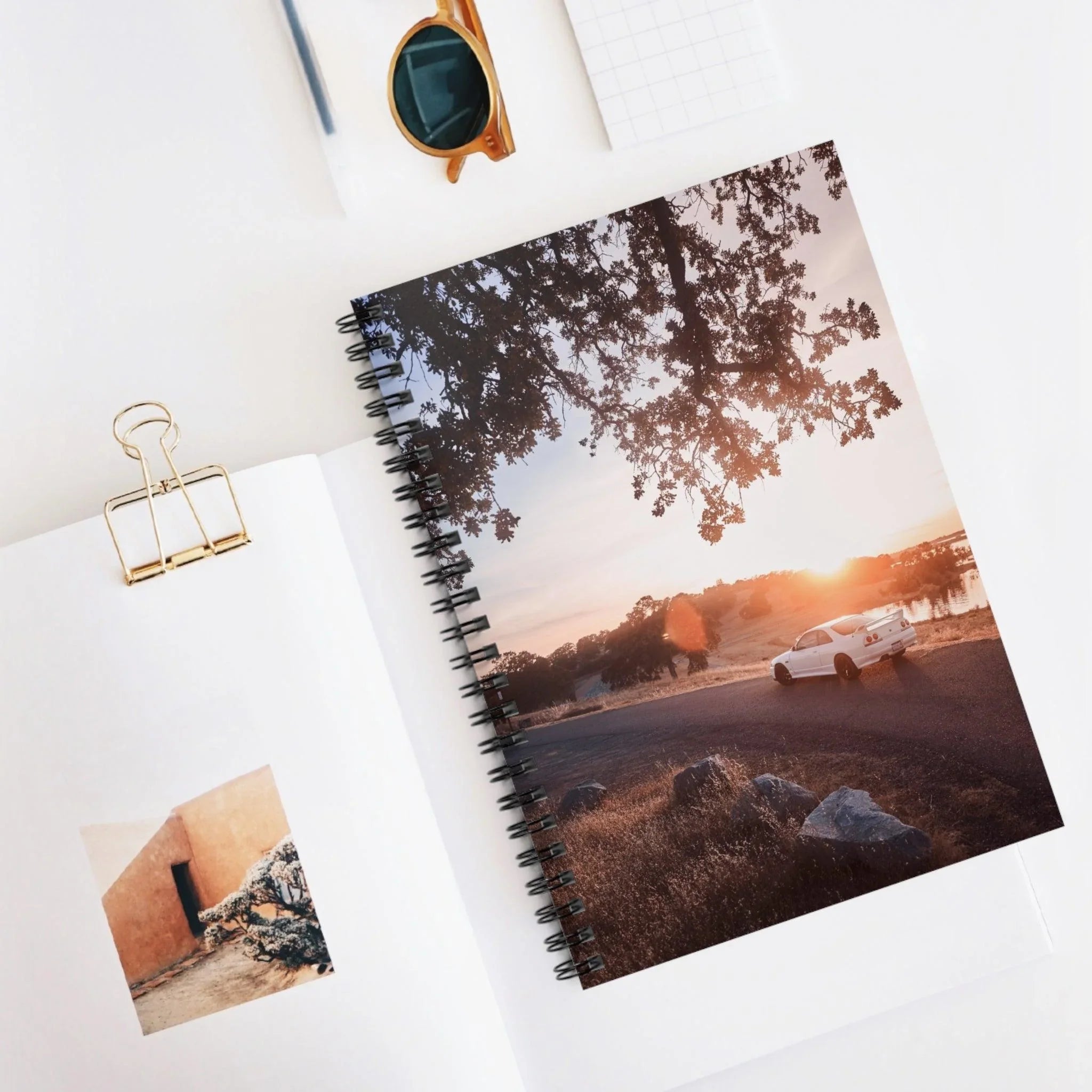 Nissan Skyline R33 GTS-T Automotive Spiral Notebook #004 - Throttle Designs