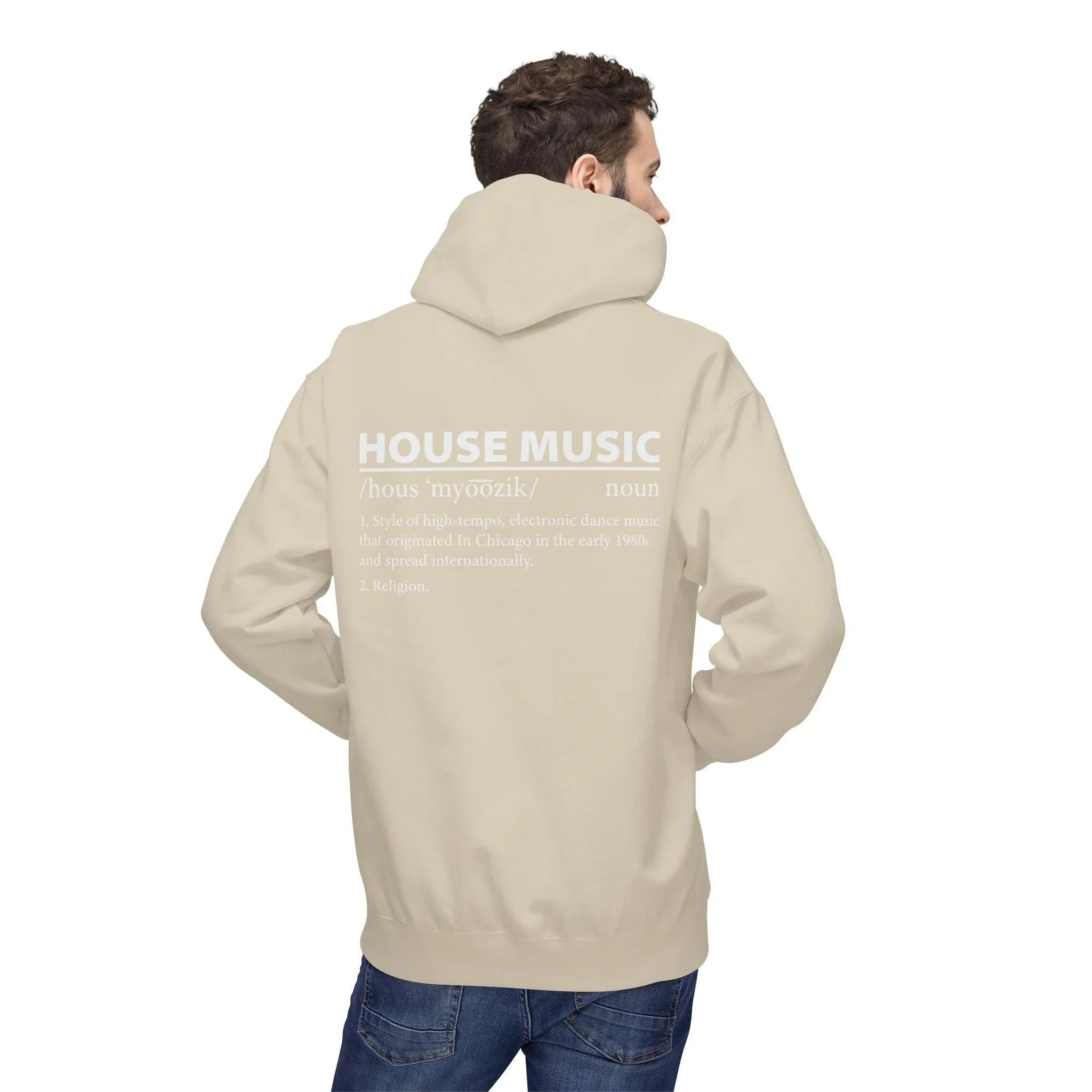 Ultimate House Music Fleece Hoodie for Comfort and Style