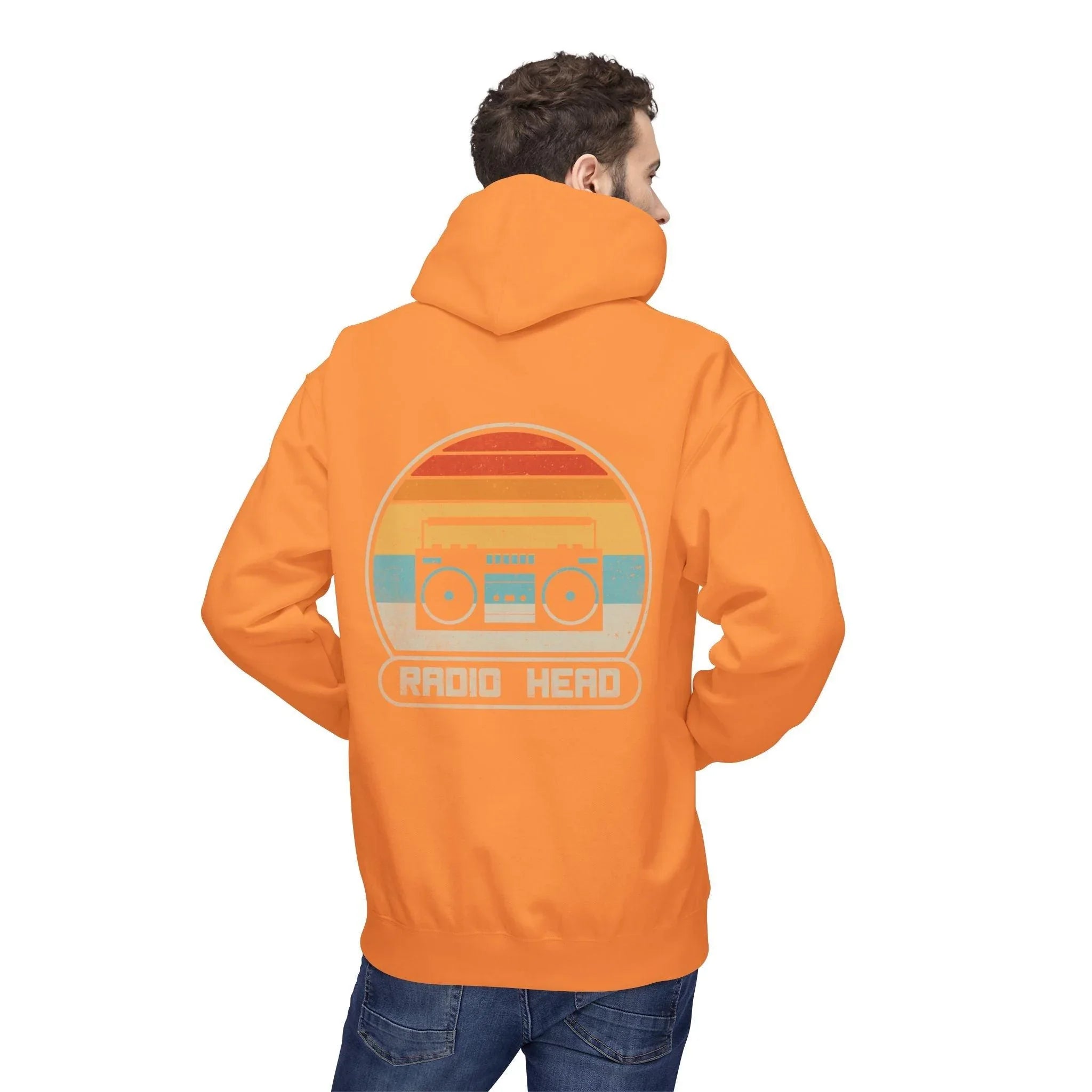 Cozy Vibes Radio Head Fleece Pullover Hoodie