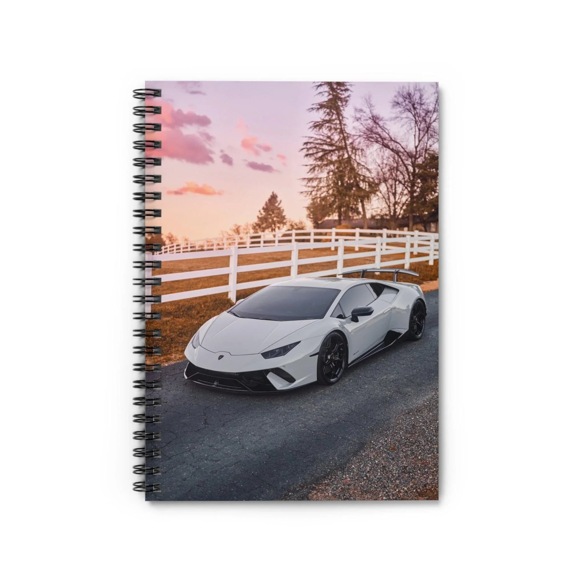 Lamborghini Huracan Automotive Spiral Notebook #045 - Throttle Designs