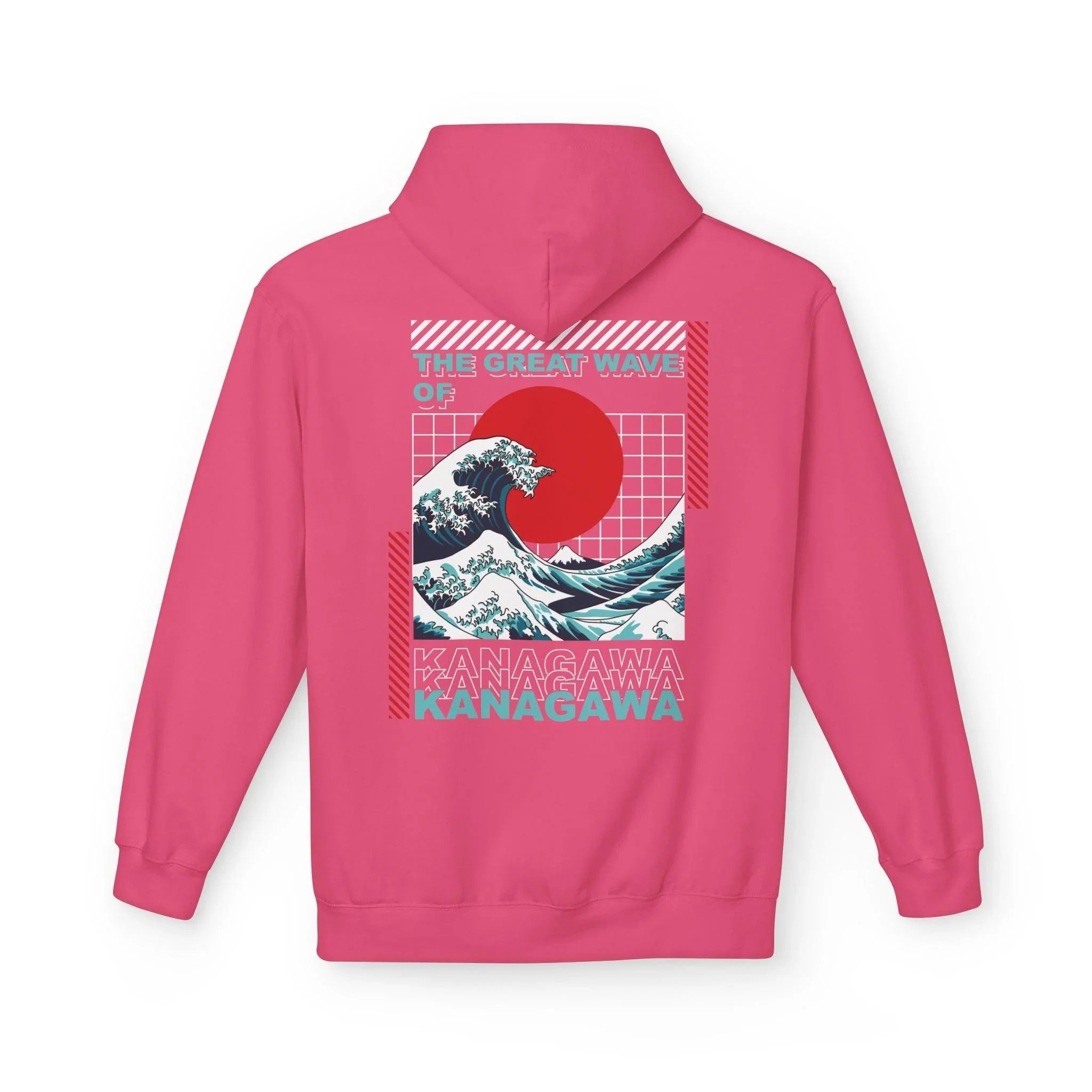 Ultimate Kanagawa Wave Fleece Hoodie: Stylish Japanese Streetwear Comfort