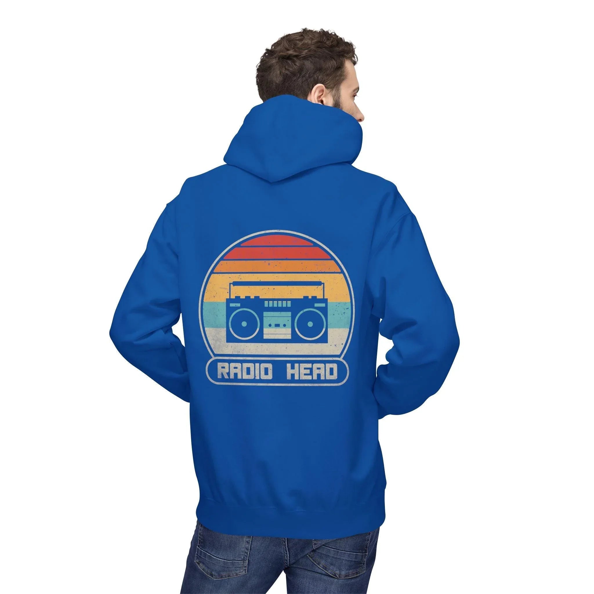 Cozy Vibes Radio Head Fleece Pullover Hoodie