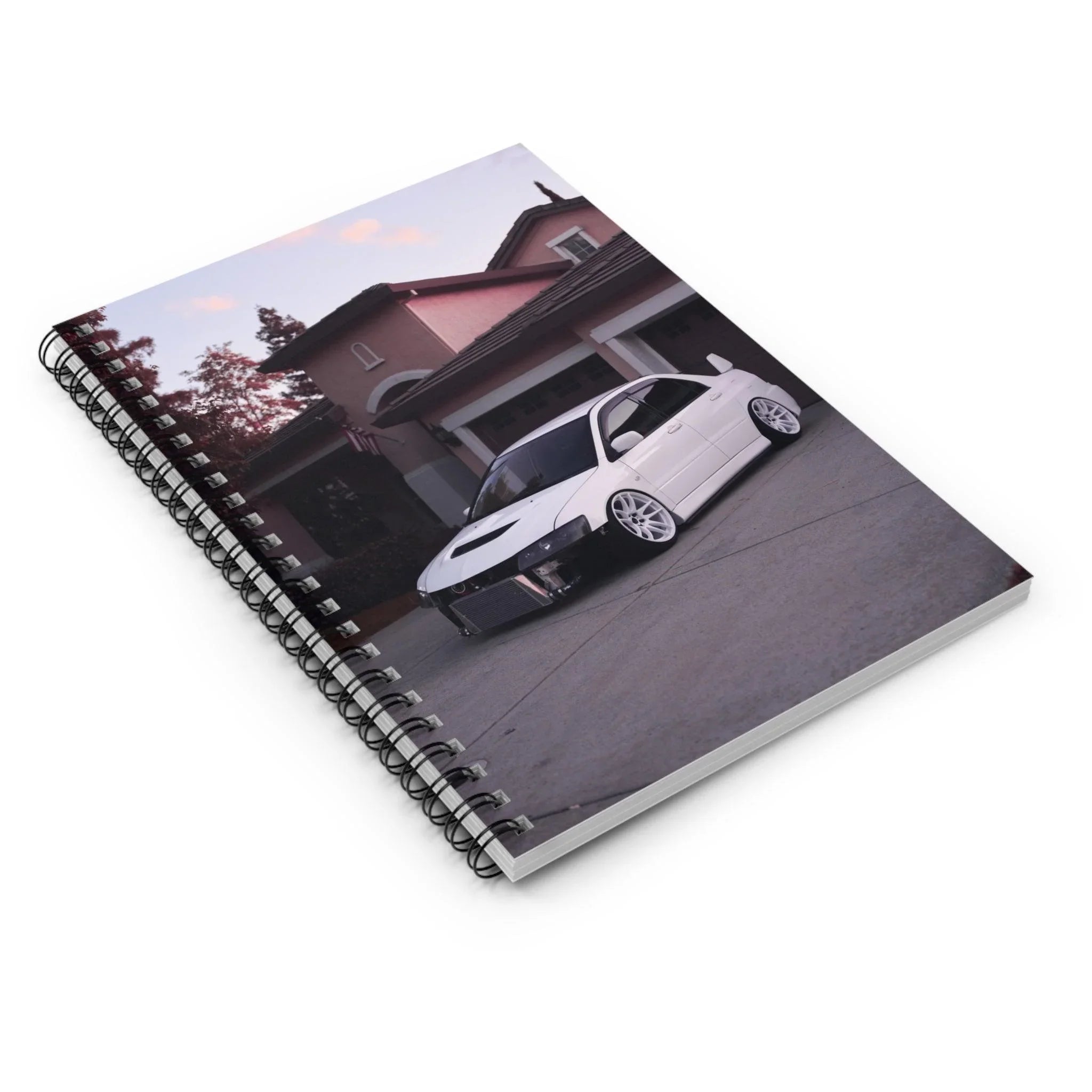 Mitsubishi Evo 8 Automotive Spiral Notebook #002 - Throttle Designs