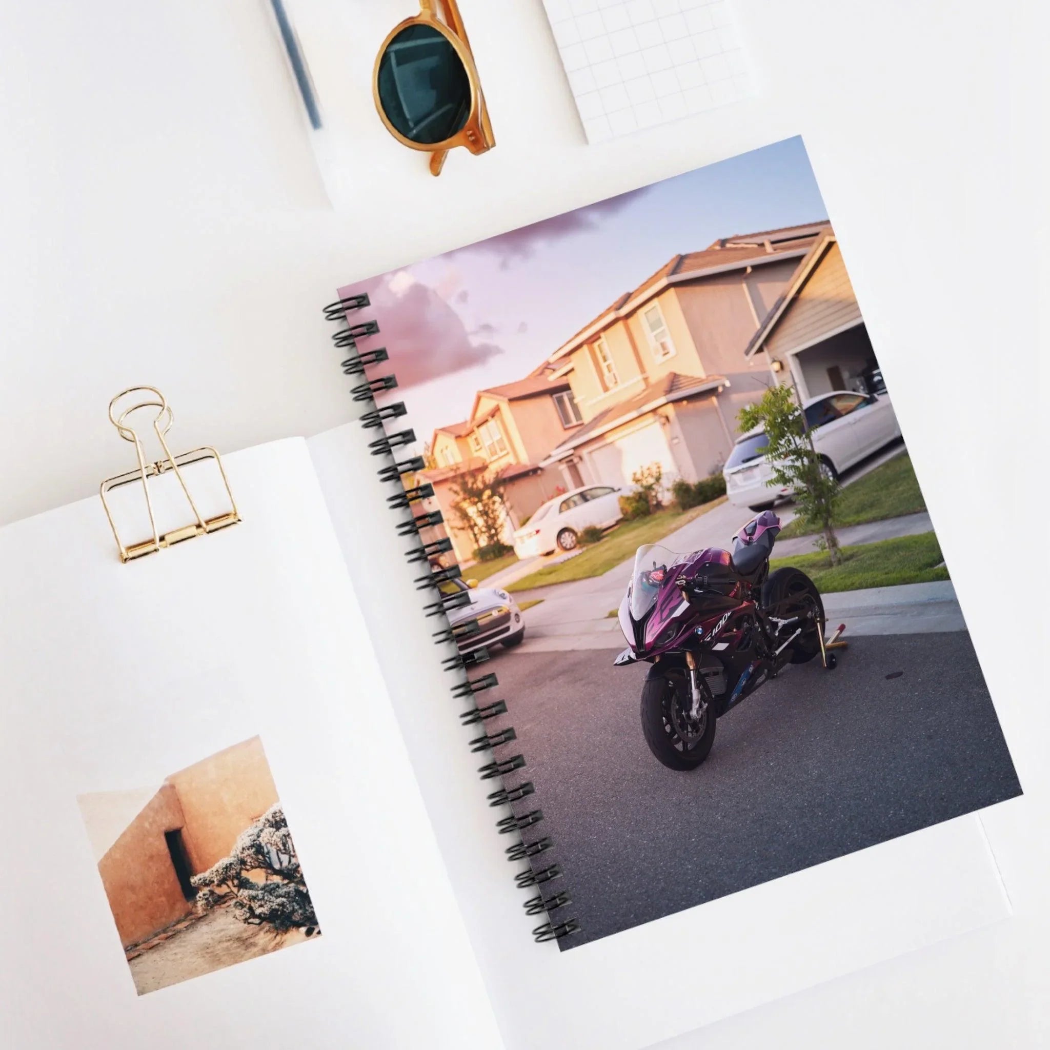 BMW S1000RR Motorcycle Spiral Notebook #036 - Throttle Designs