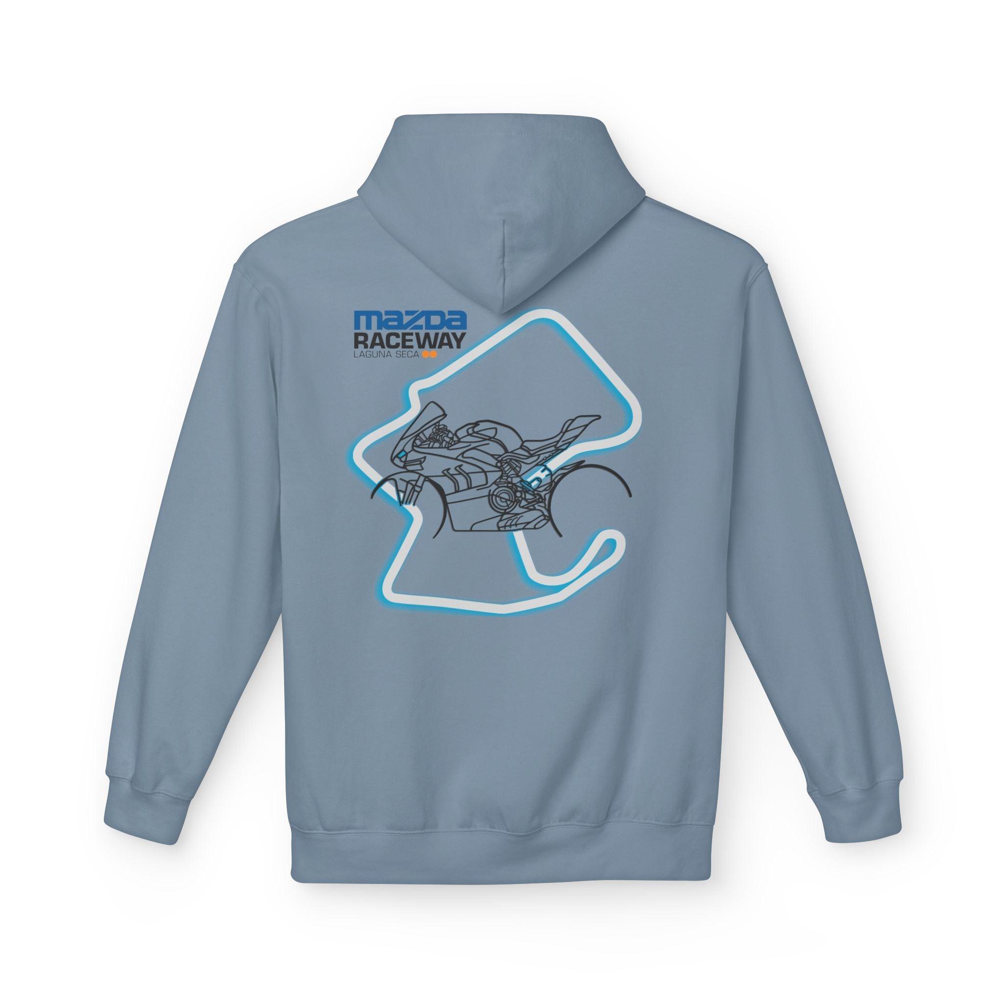 Ducati Panigale V4 SP Laguna Seca Fleece Hoodie - Stylish & Cozy