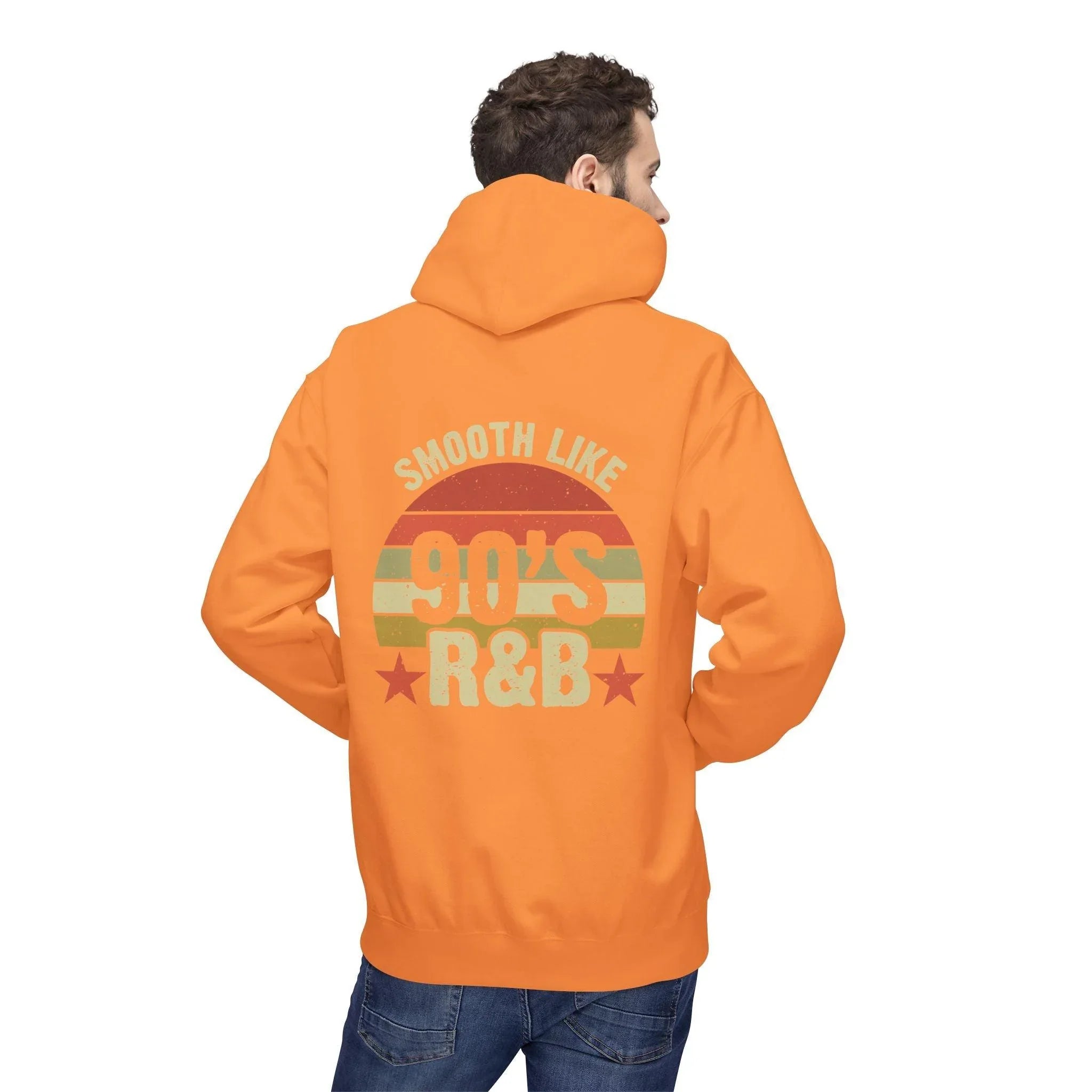 Retro Vibes Fleece Hoodie - Embrace the Comfort of 90's R&B Style