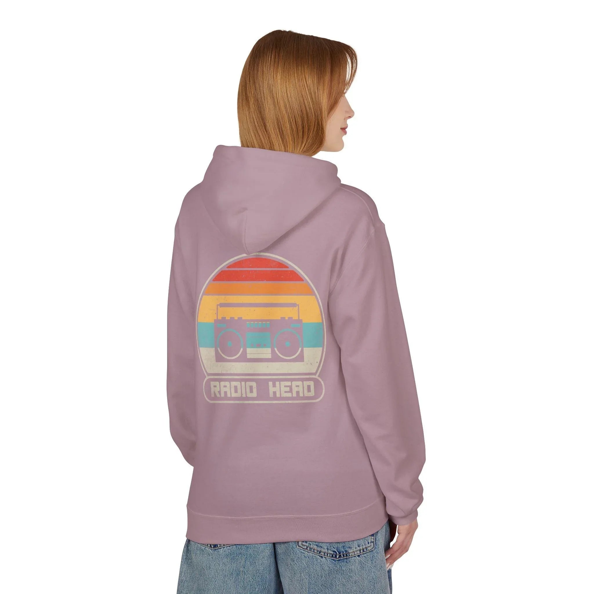 Cozy Vibes Radio Head Fleece Pullover Hoodie