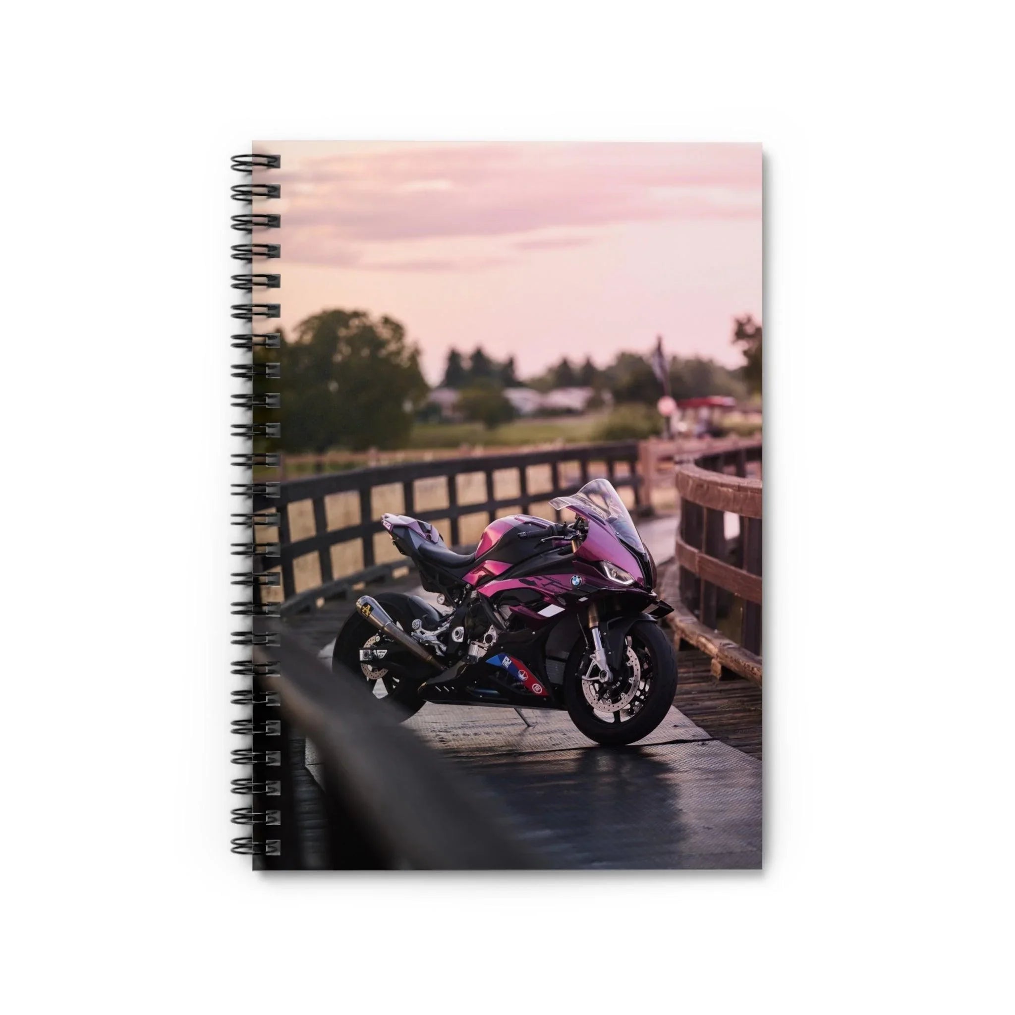 BMW S1000RR Motorcycle Spiral Notebook #037 - Throttle Designs