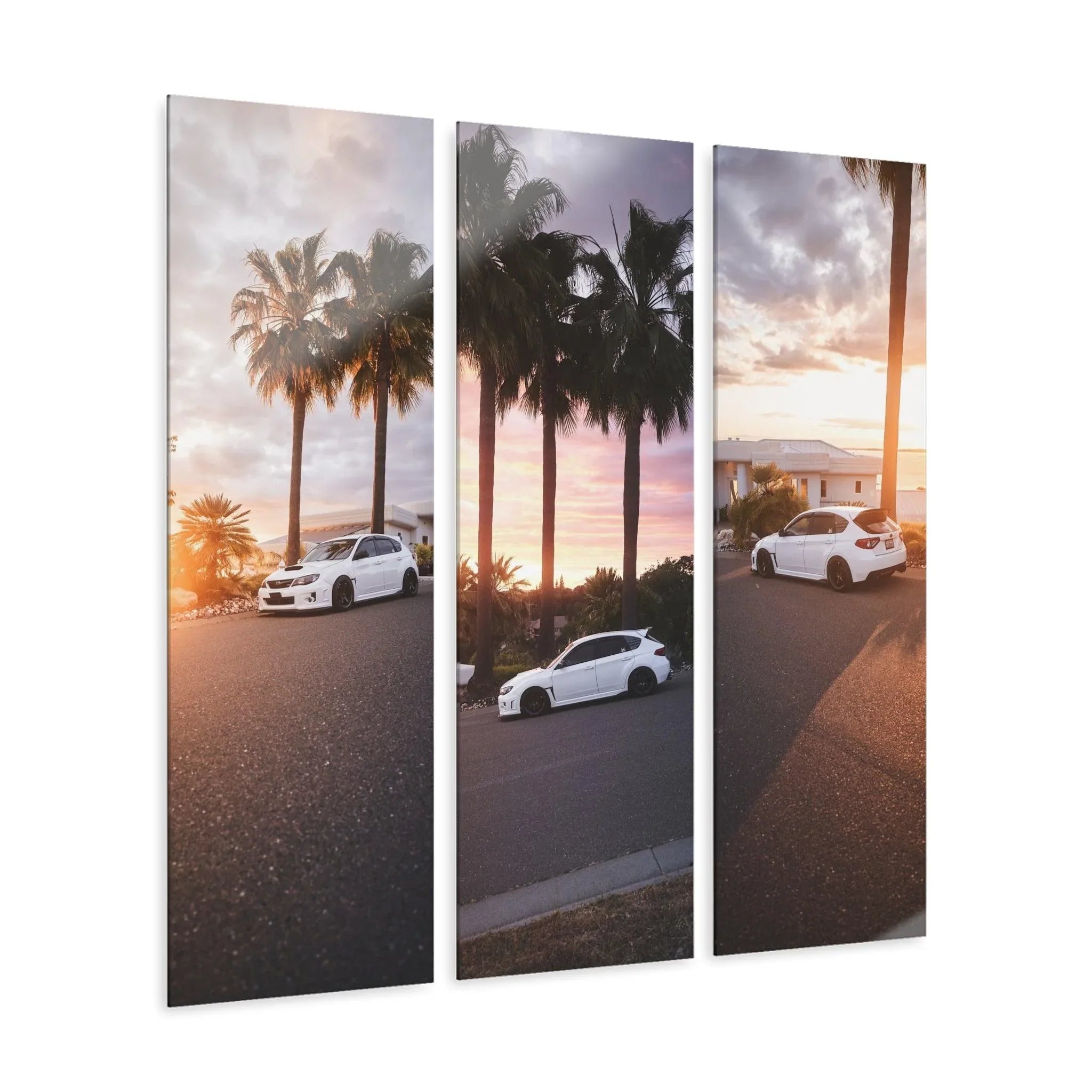 Stunning Subaru WRX STI 3-Piece Acrylic Wall Art #001
