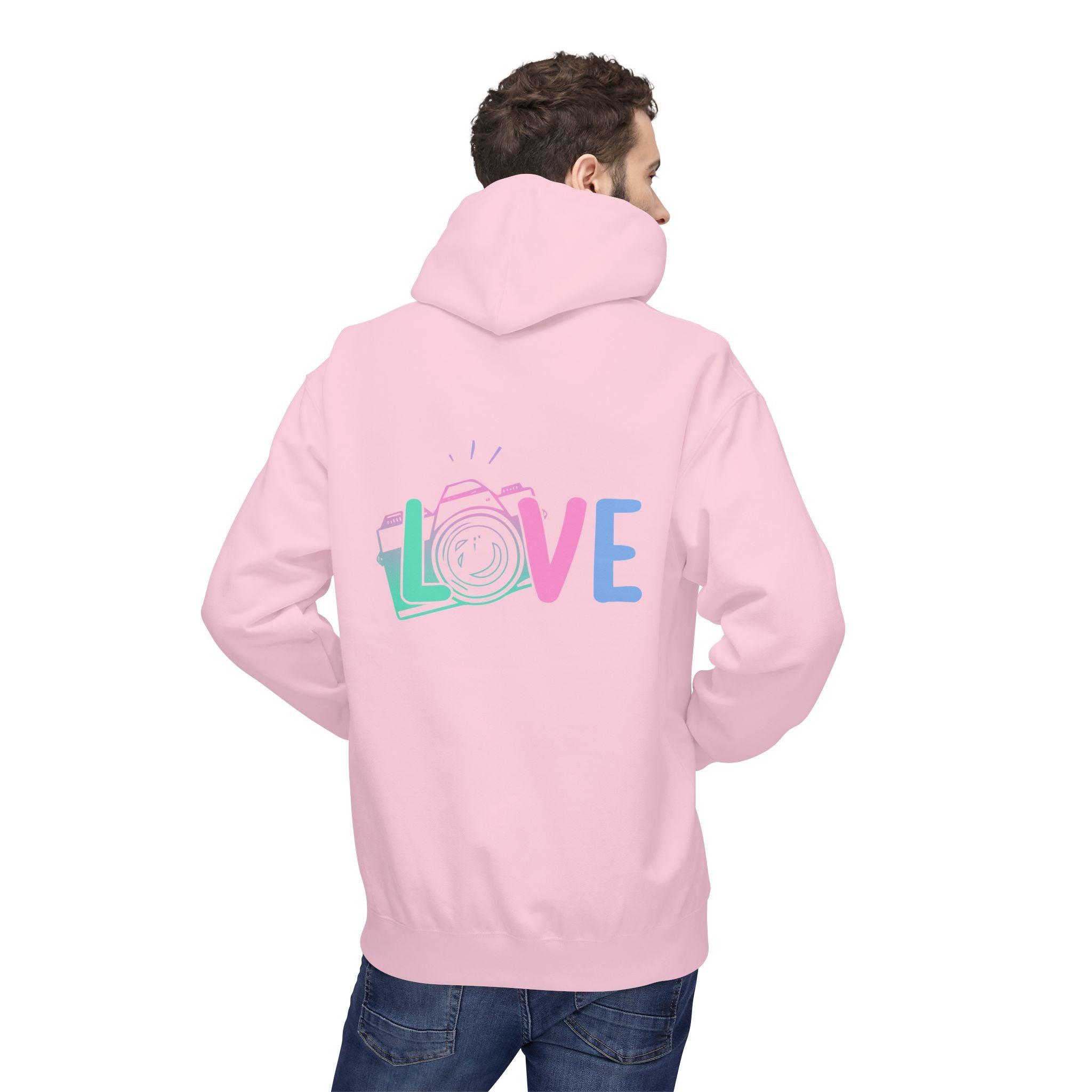 Cozy Love Photography Fleece Hoodie for Stylish Comfort