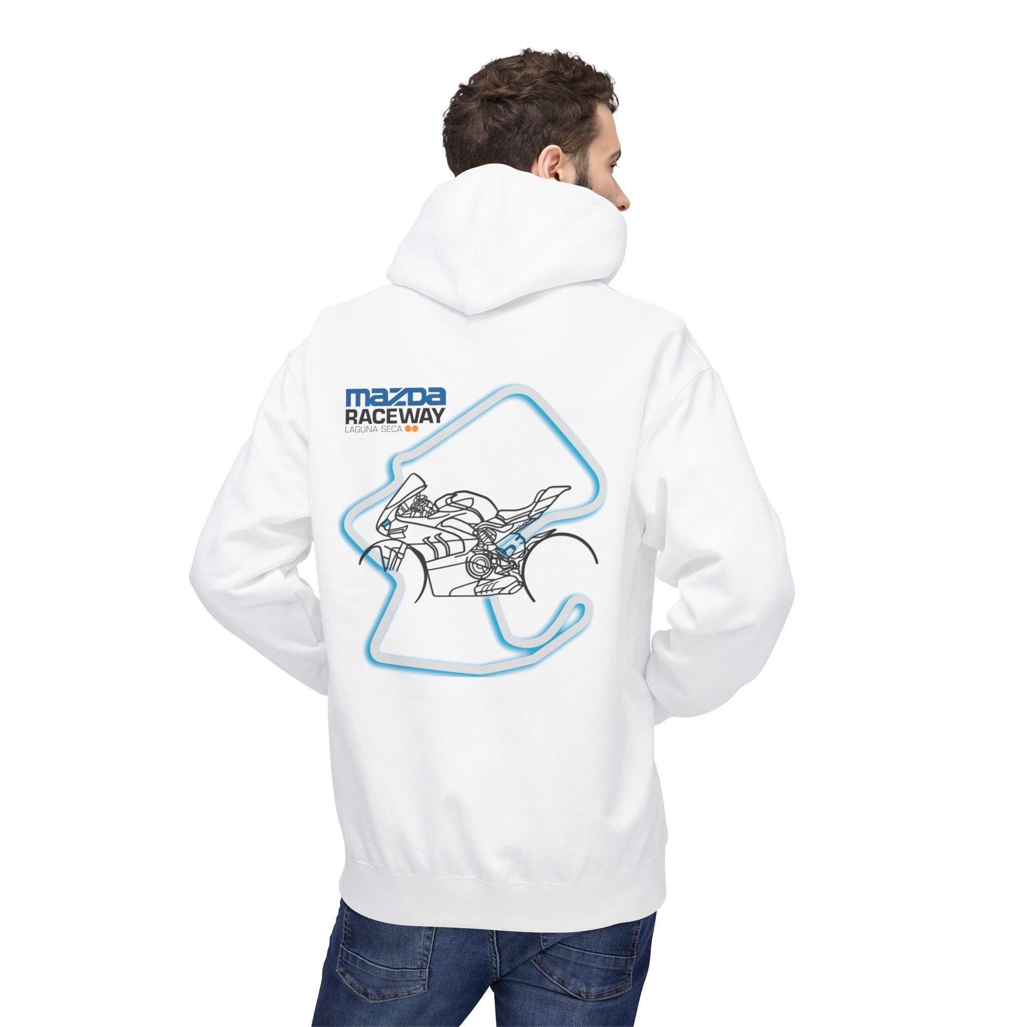 Ducati Panigale V4 SP Laguna Seca Fleece Hoodie - Stylish & Cozy