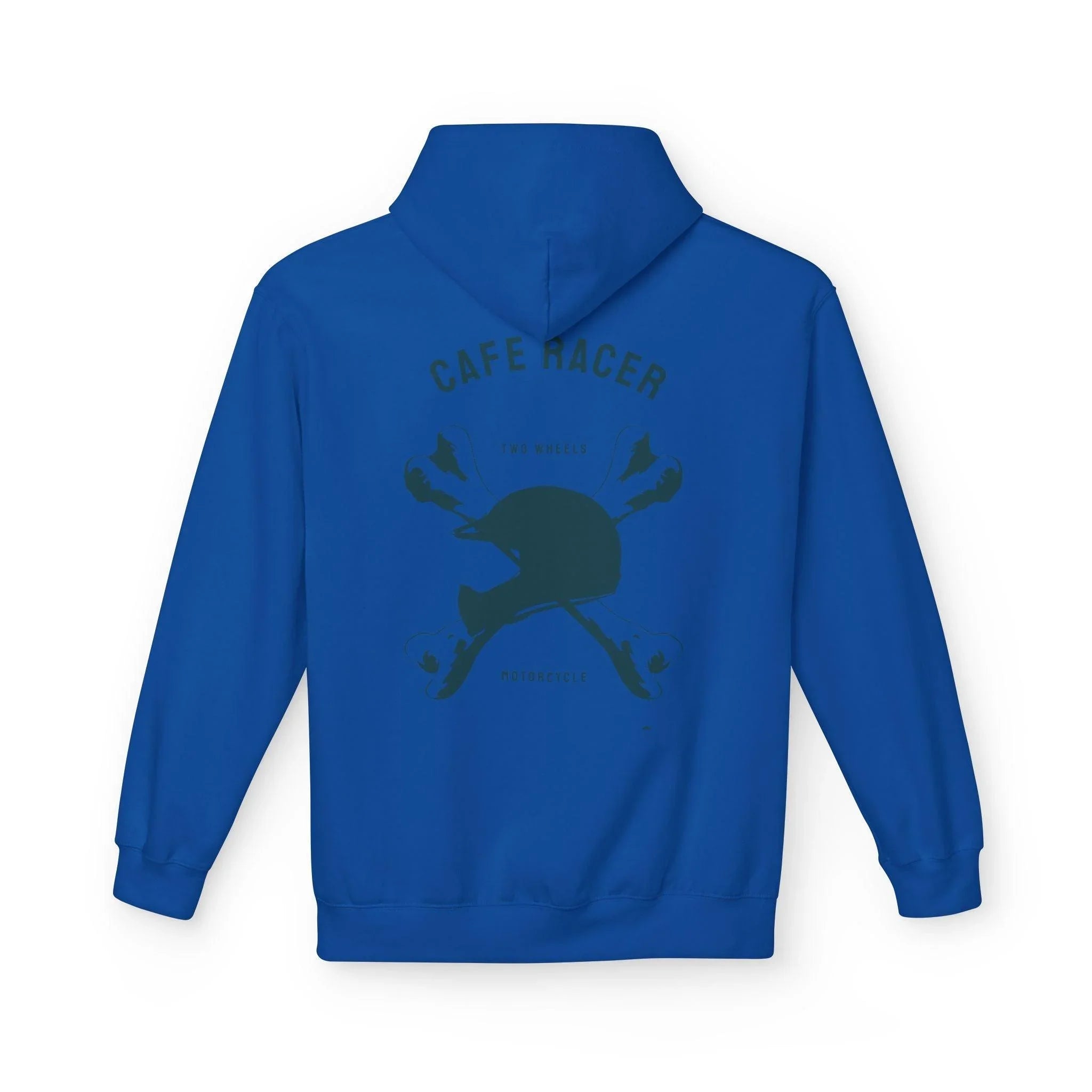 Ultimate Cafe Racer Fleece Hoodie - Embrace the Ride with "Never Stop Riding" Design