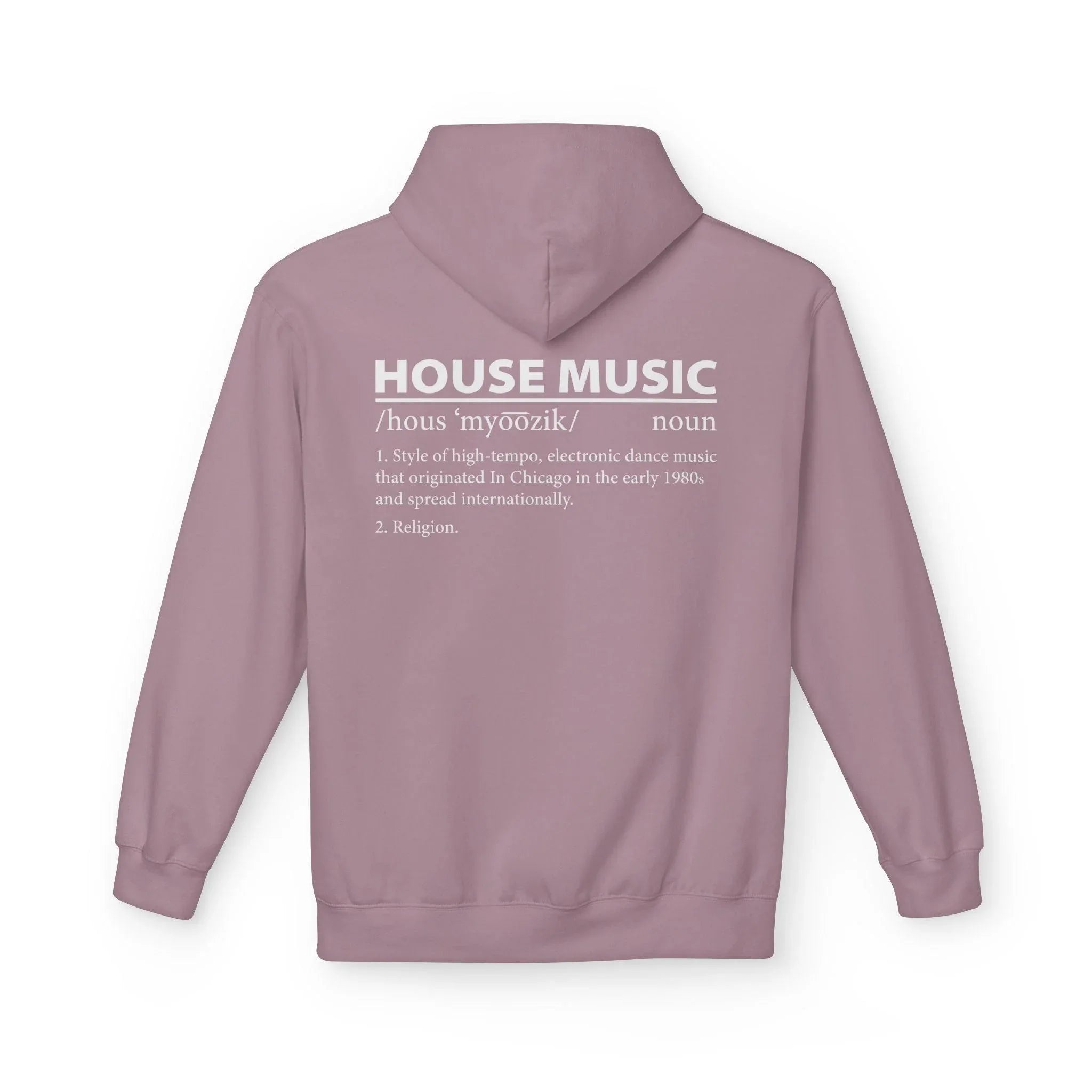 Ultimate House Music Fleece Hoodie for Comfort and Style