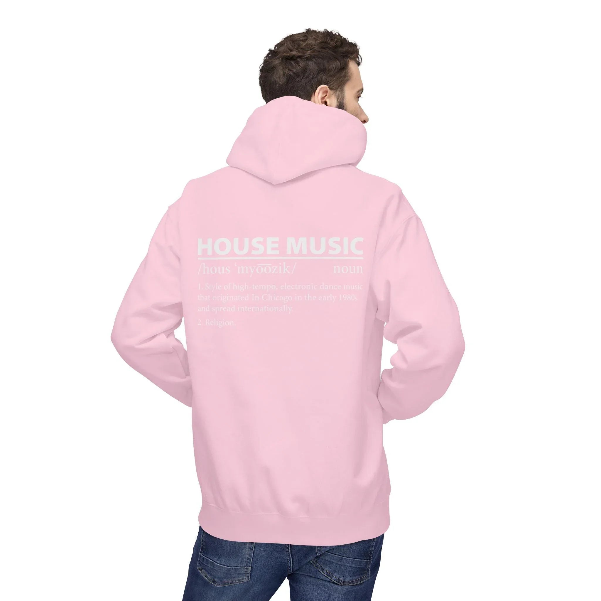 Ultimate House Music Fleece Hoodie for Comfort and Style