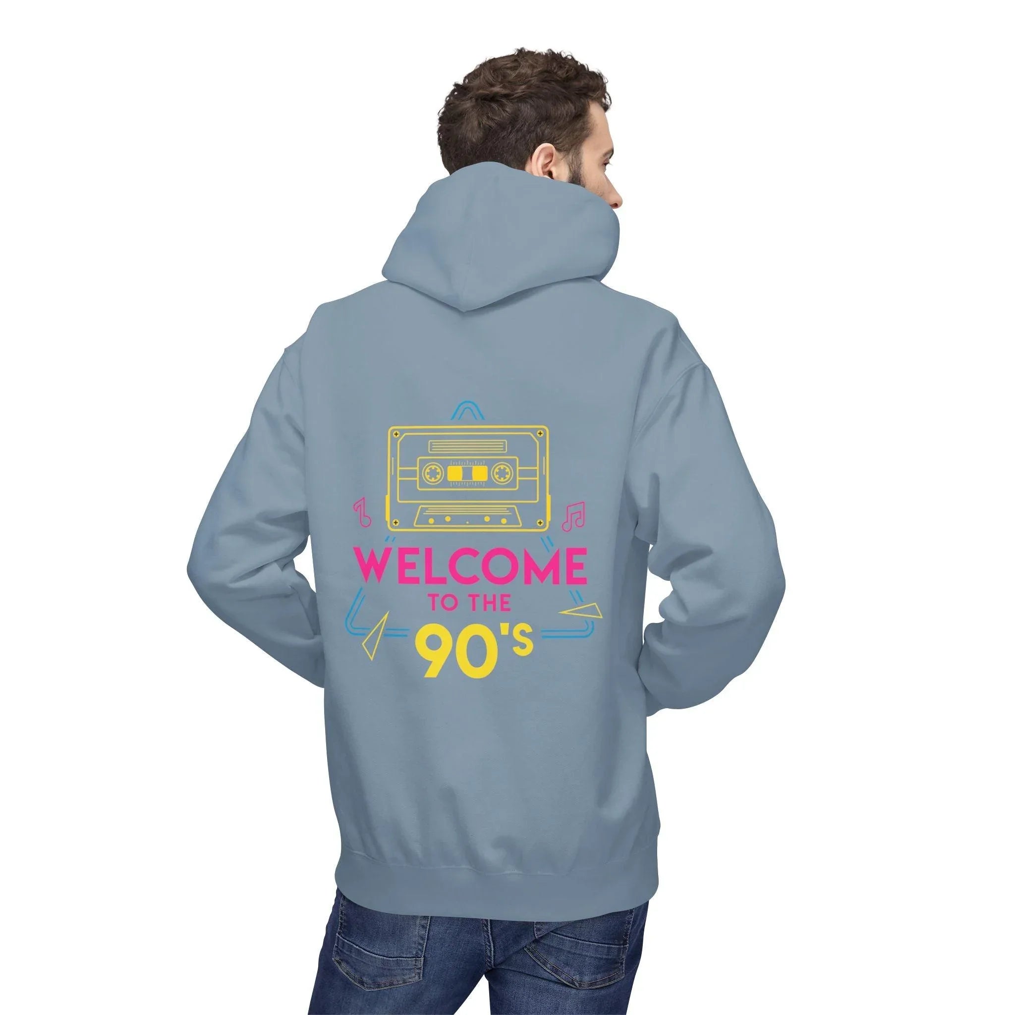 Nostalgic 90's Vibes Premium Fleece Hoodie for Ultimate Comfort