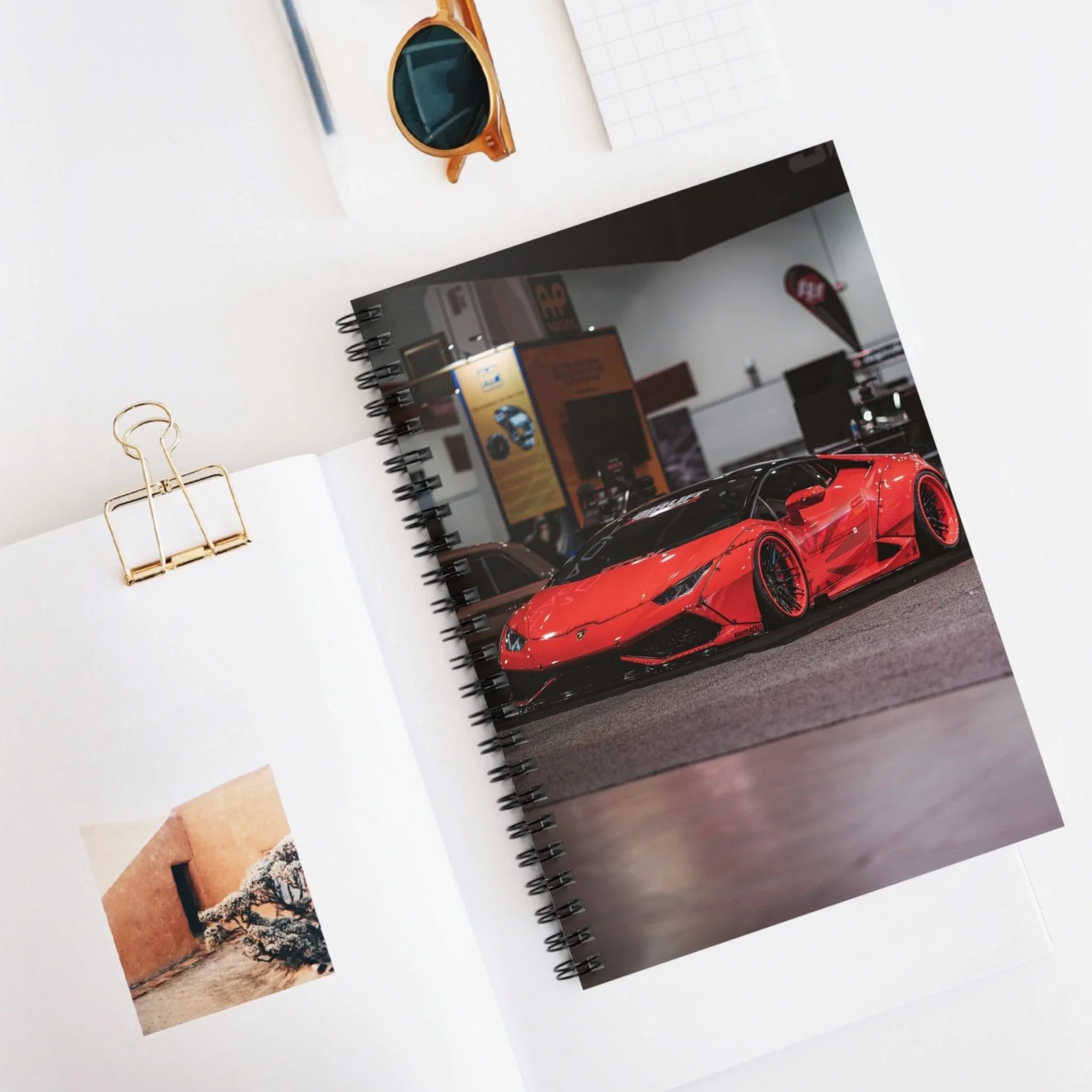 Lamborghini Huracan Automotive Spiral Notebook #003 - Throttle Designs