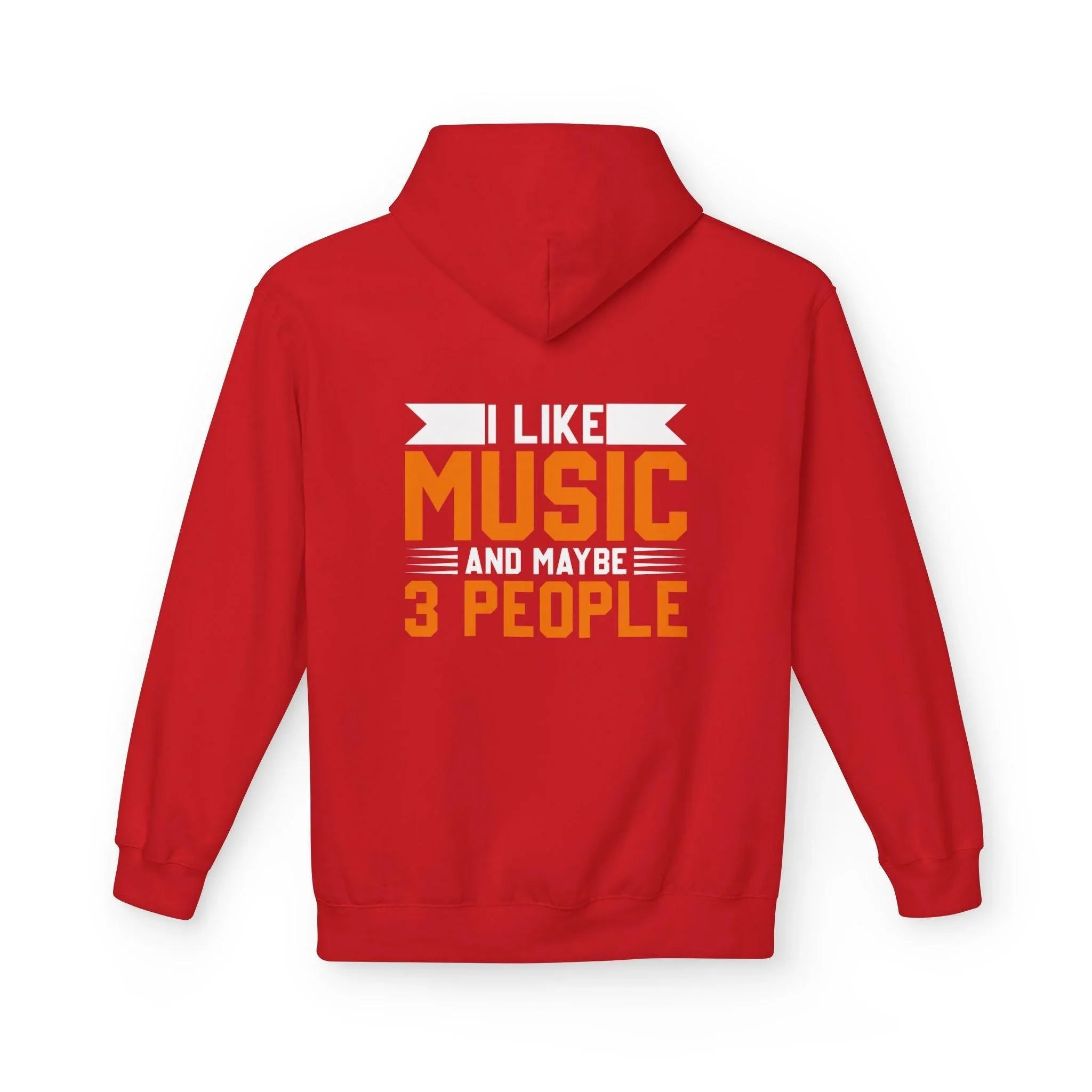 Cozy Up with the "I Love Music & My 3 People" Fleece Hoodie