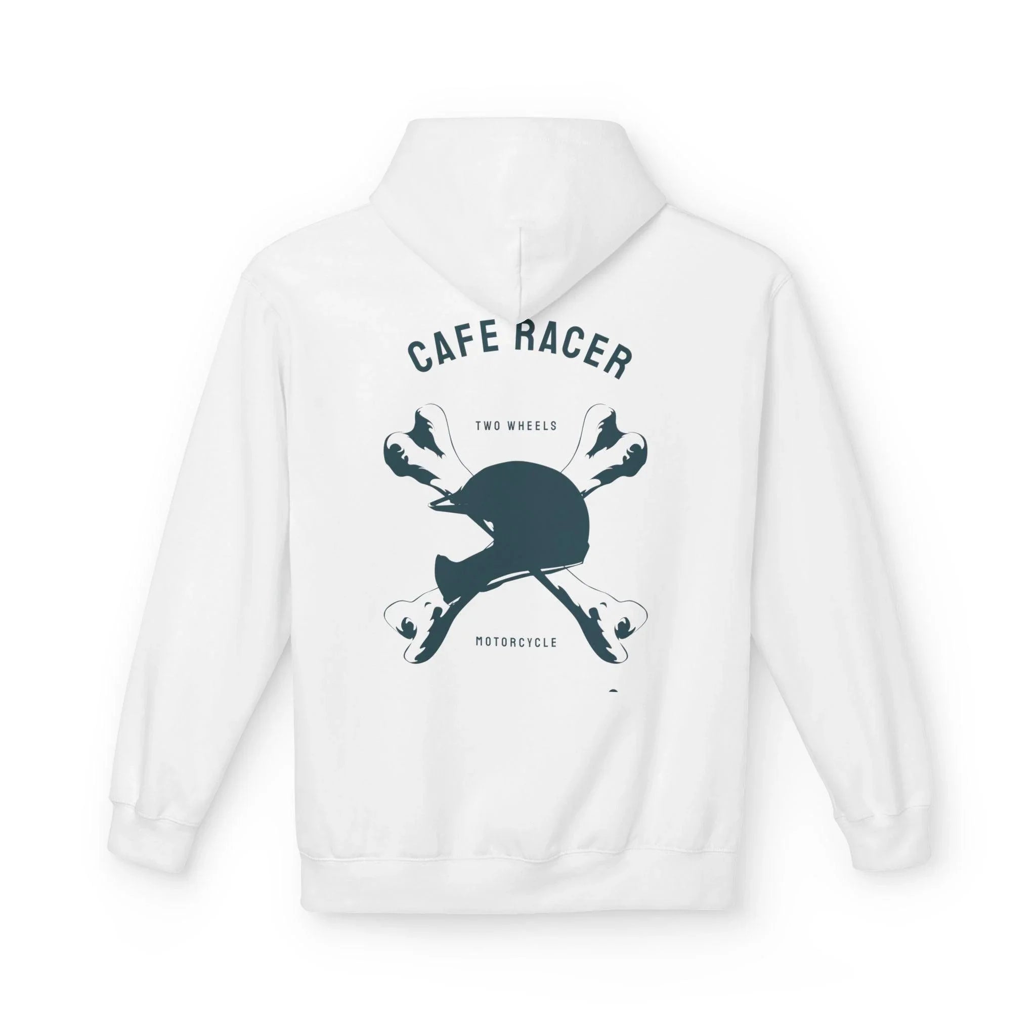 Ultimate Cafe Racer Fleece Hoodie - Embrace the Ride with "Never Stop Riding" Design