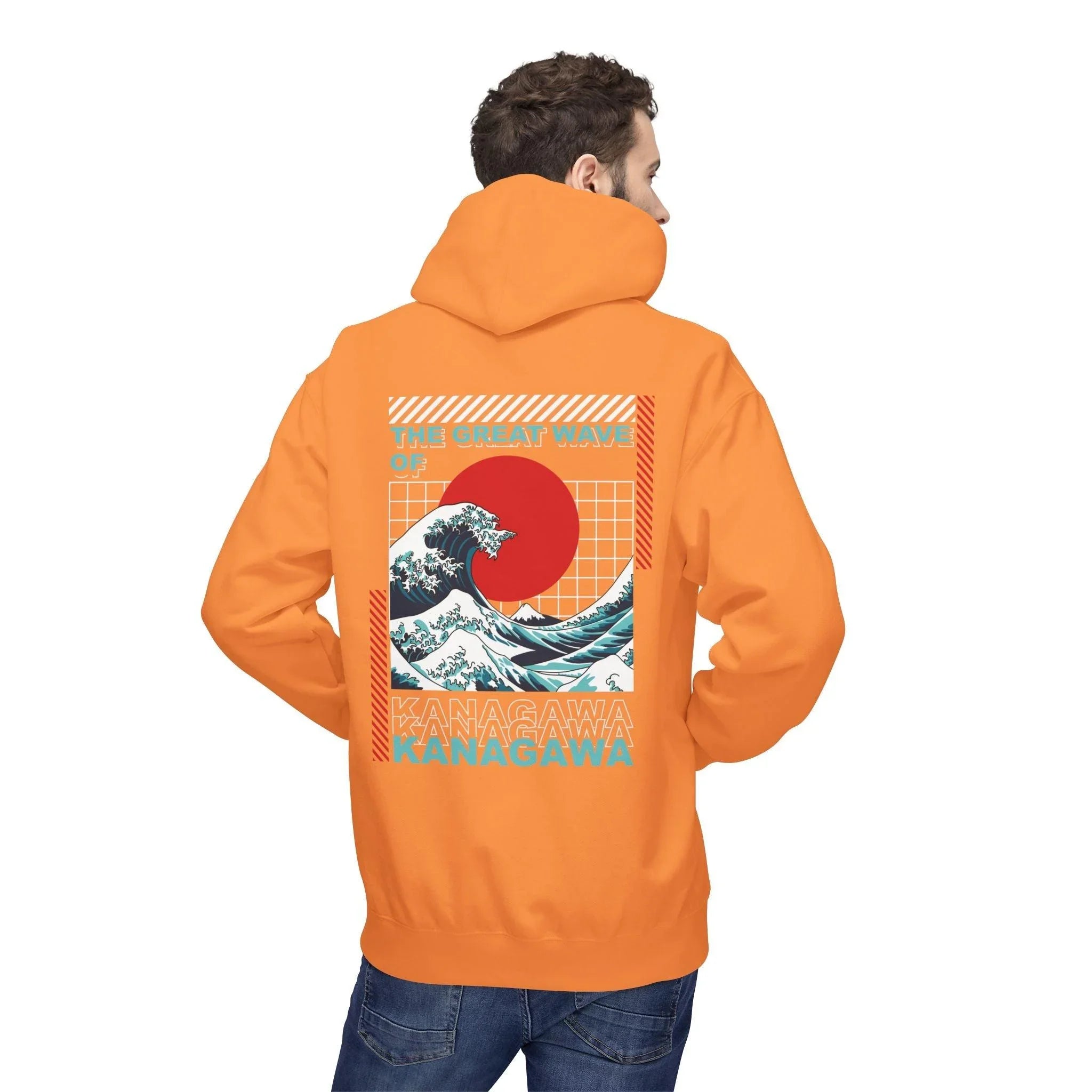 Ultimate Kanagawa Wave Fleece Hoodie: Stylish Japanese Streetwear Comfort