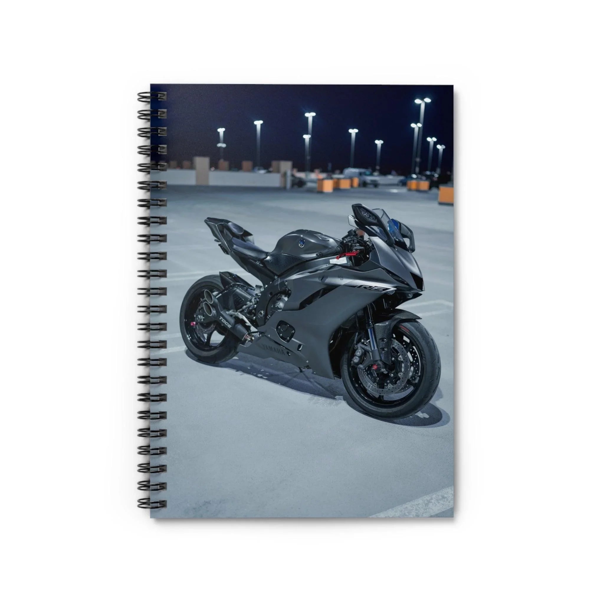 Yamaha R6 Motorcycle Spiral Notebook #005 - Throttle Designs
