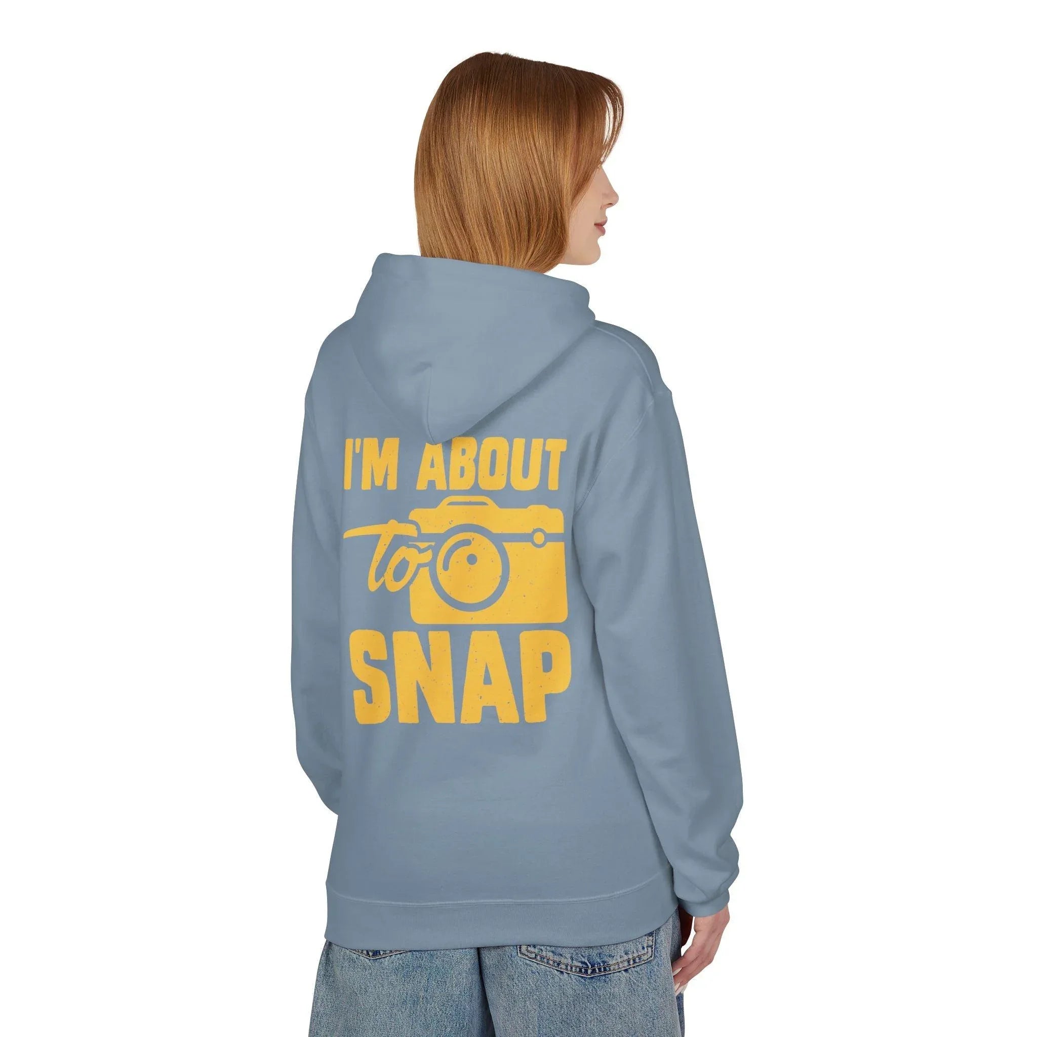 "I'm About to Snap" Exclusive Fleece Hoodie for Passionate Photographers