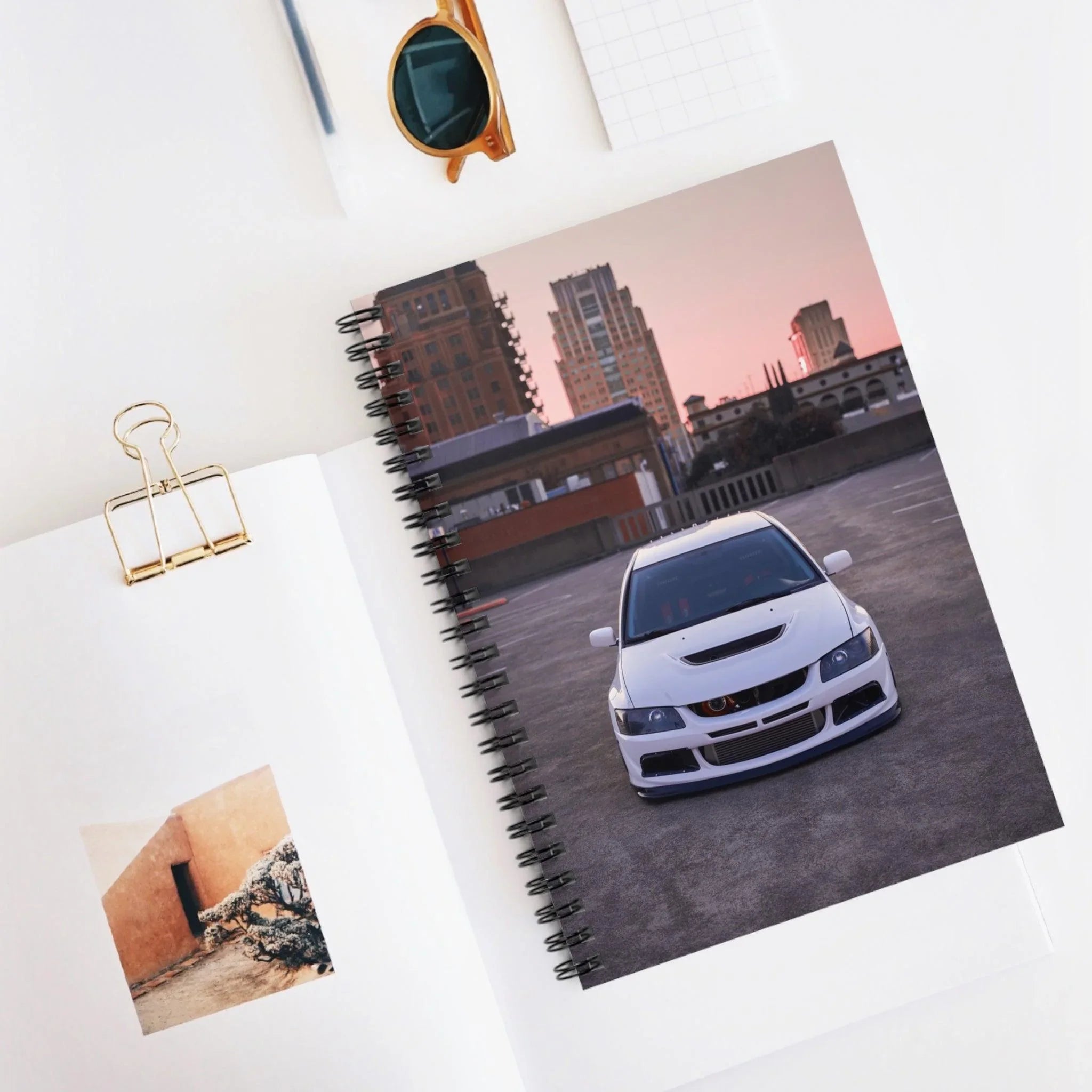 Mitsubishi Evo 8 Automotive Spiral Notebook #019 - Throttle Designs