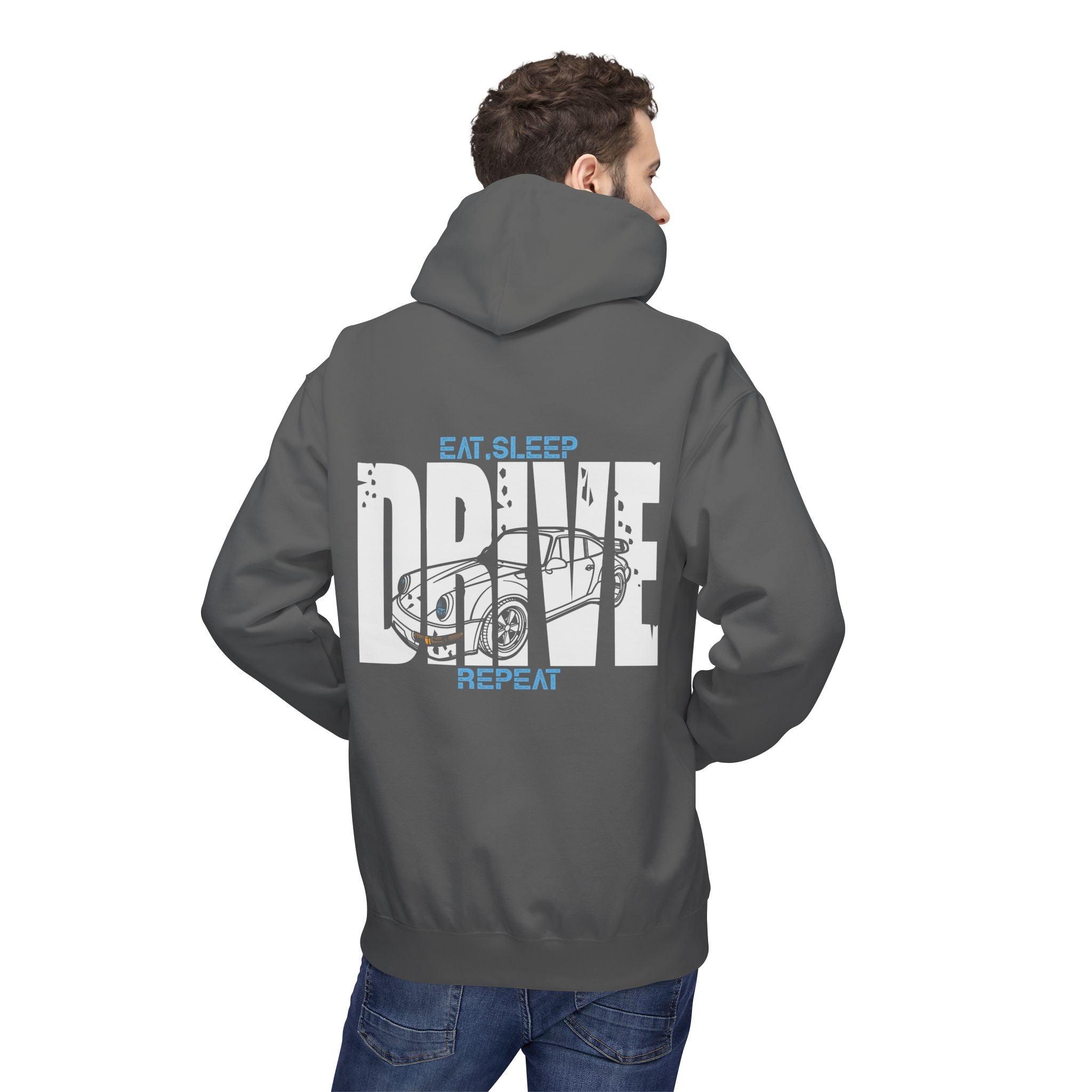 Classic Porsche 911 DRIVE Fleece Hoodie for Ultimate Comfort