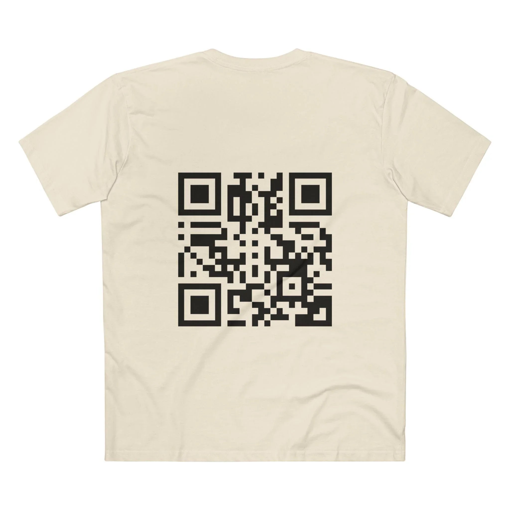 Throttle Designs Rickroll QR Code Tee for Motorcycle & Car Lovers