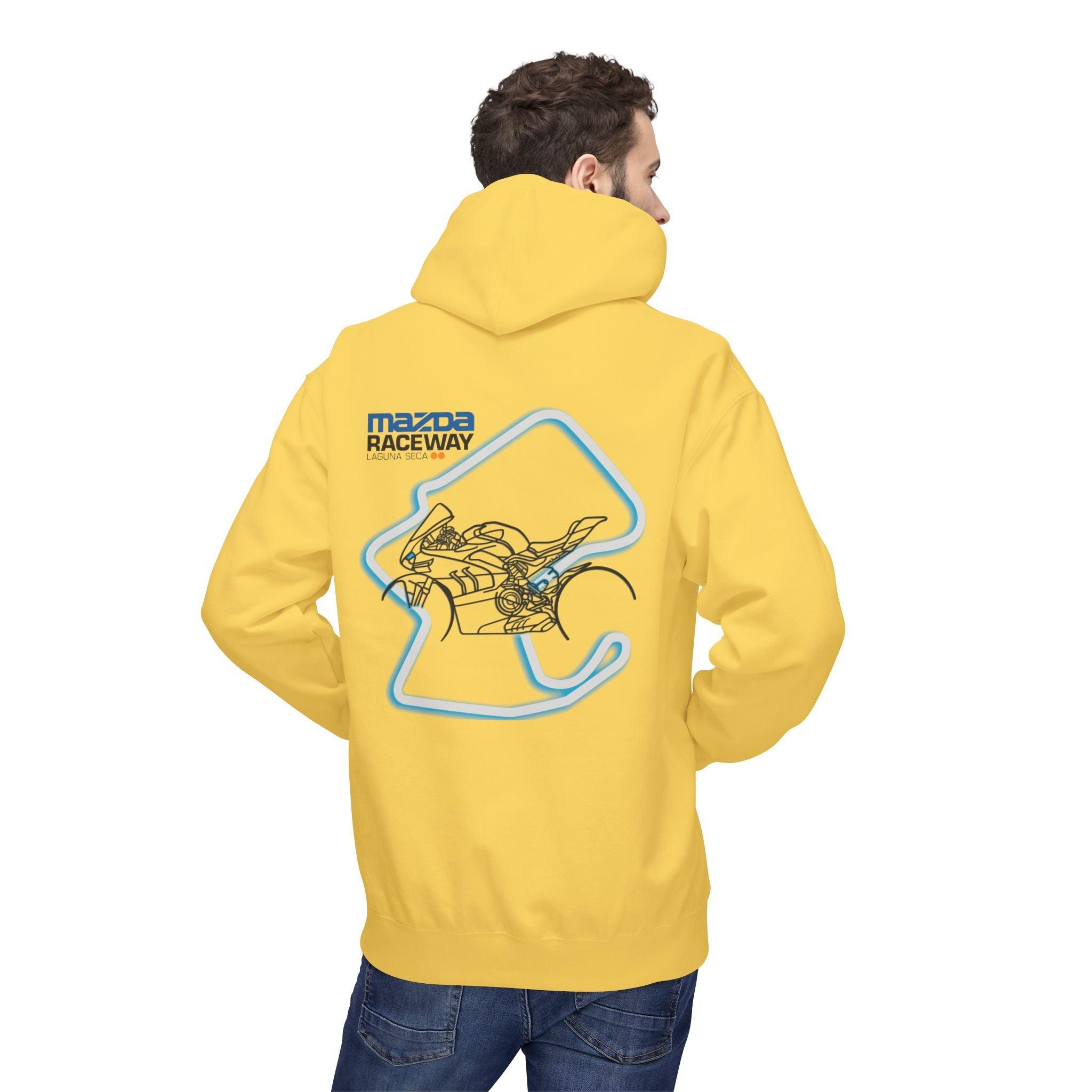 Ducati Panigale V4 SP Laguna Seca Fleece Hoodie - Stylish & Cozy