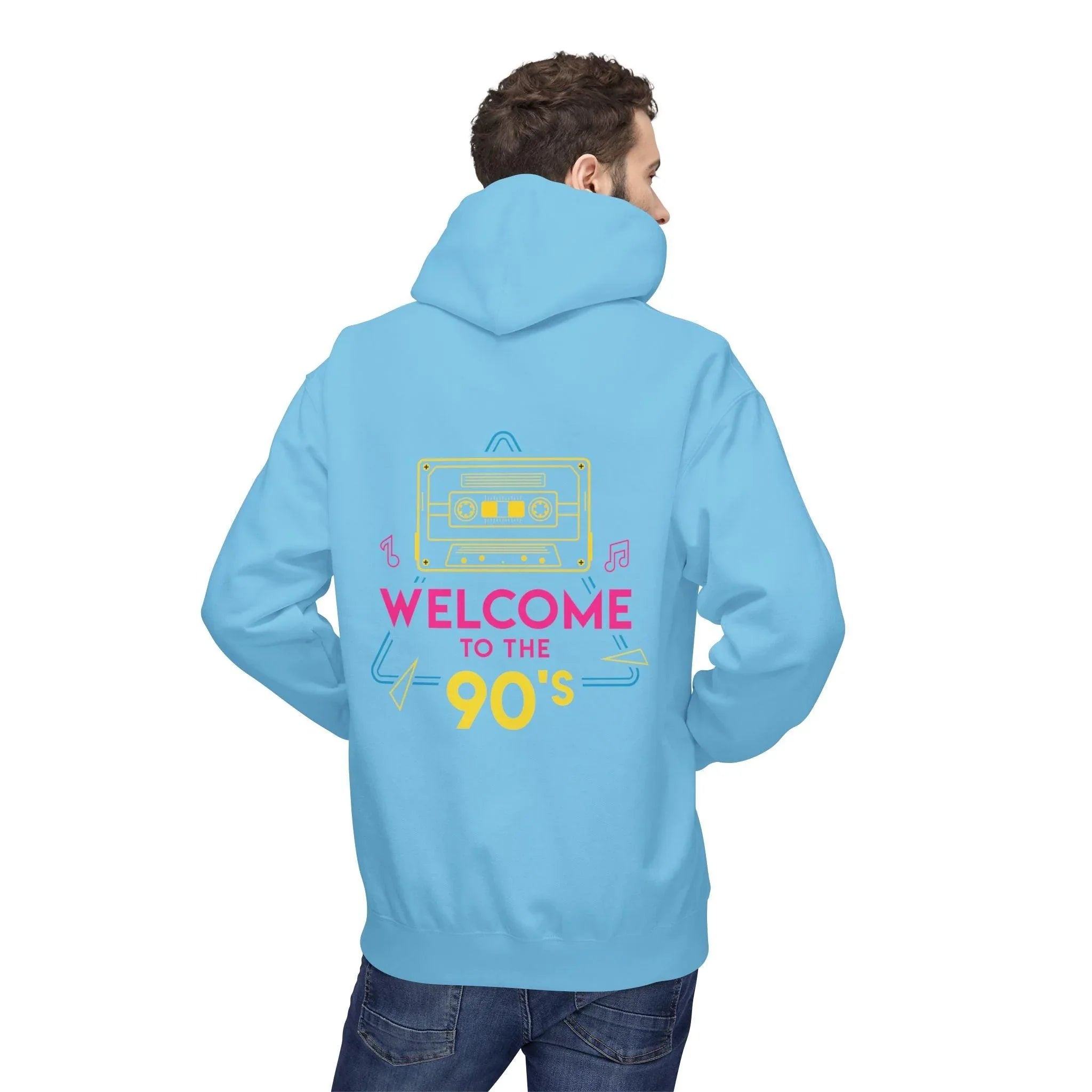 Nostalgic 90's Vibes Premium Fleece Hoodie for Ultimate Comfort
