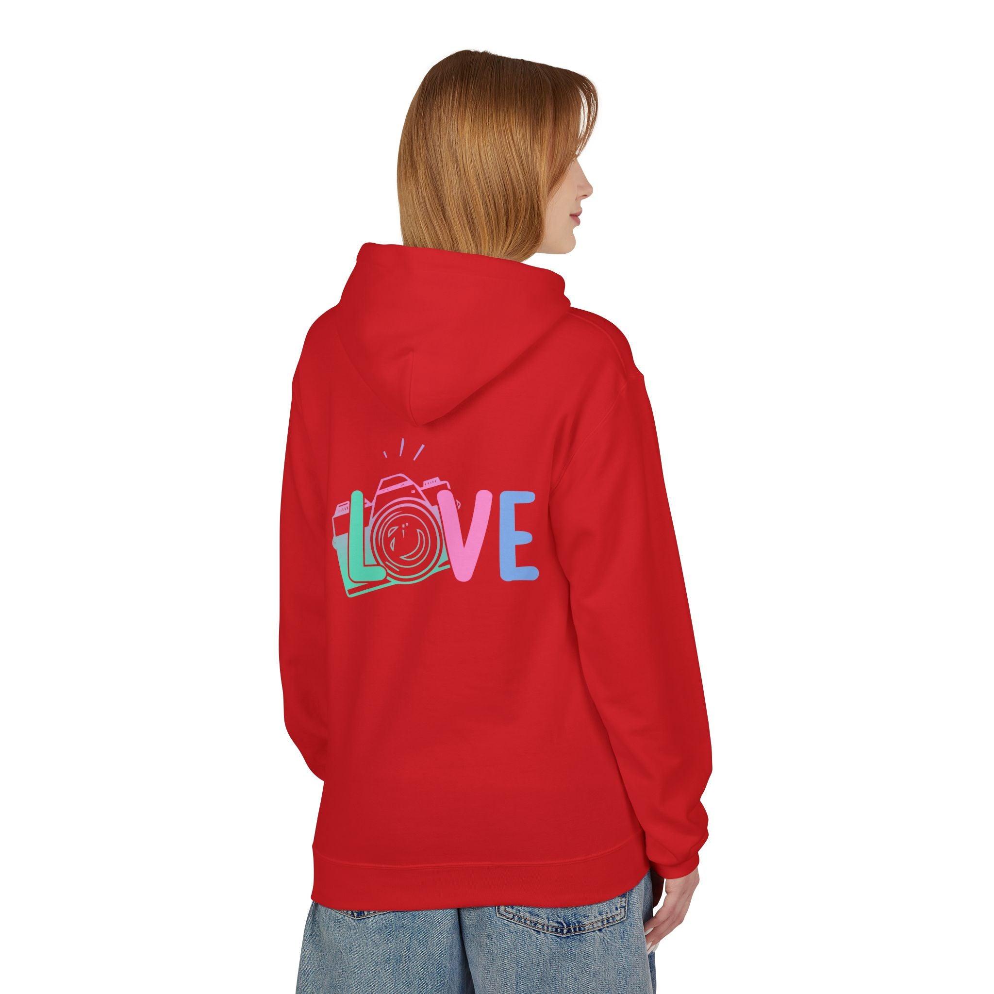Cozy Love Photography Fleece Hoodie for Stylish Comfort
