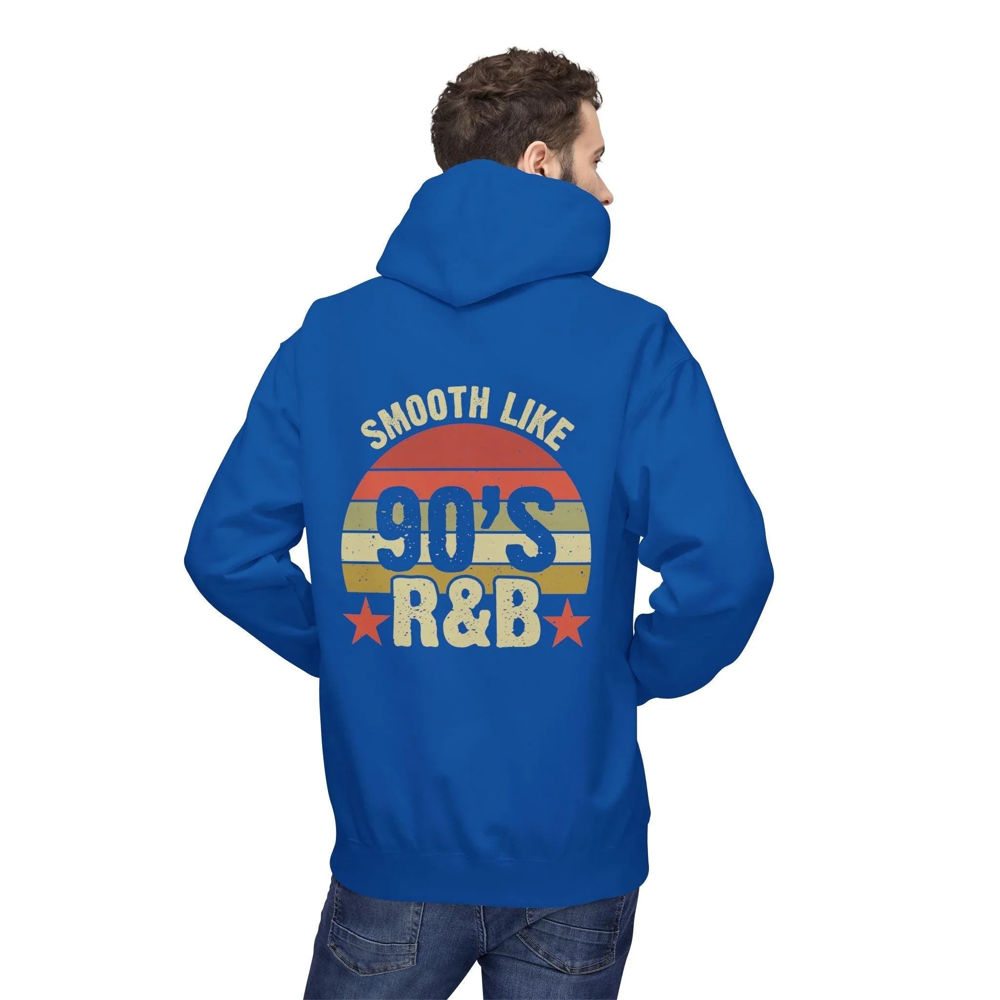 Retro Vibes Fleece Hoodie - Embrace the Comfort of 90's R&B Style
