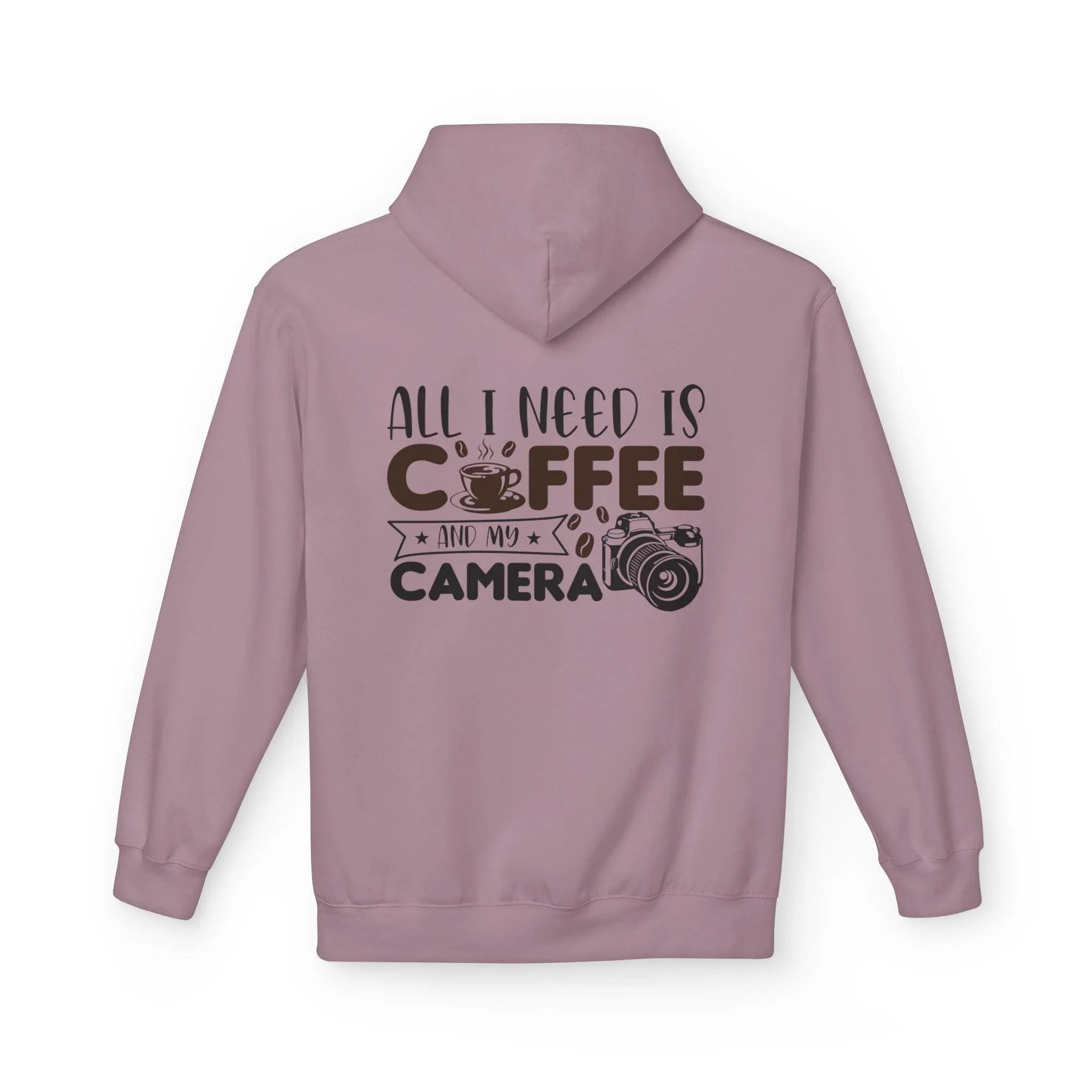 Cozy Photographer's Coffee Fleece Hoodie for Style and Comfort