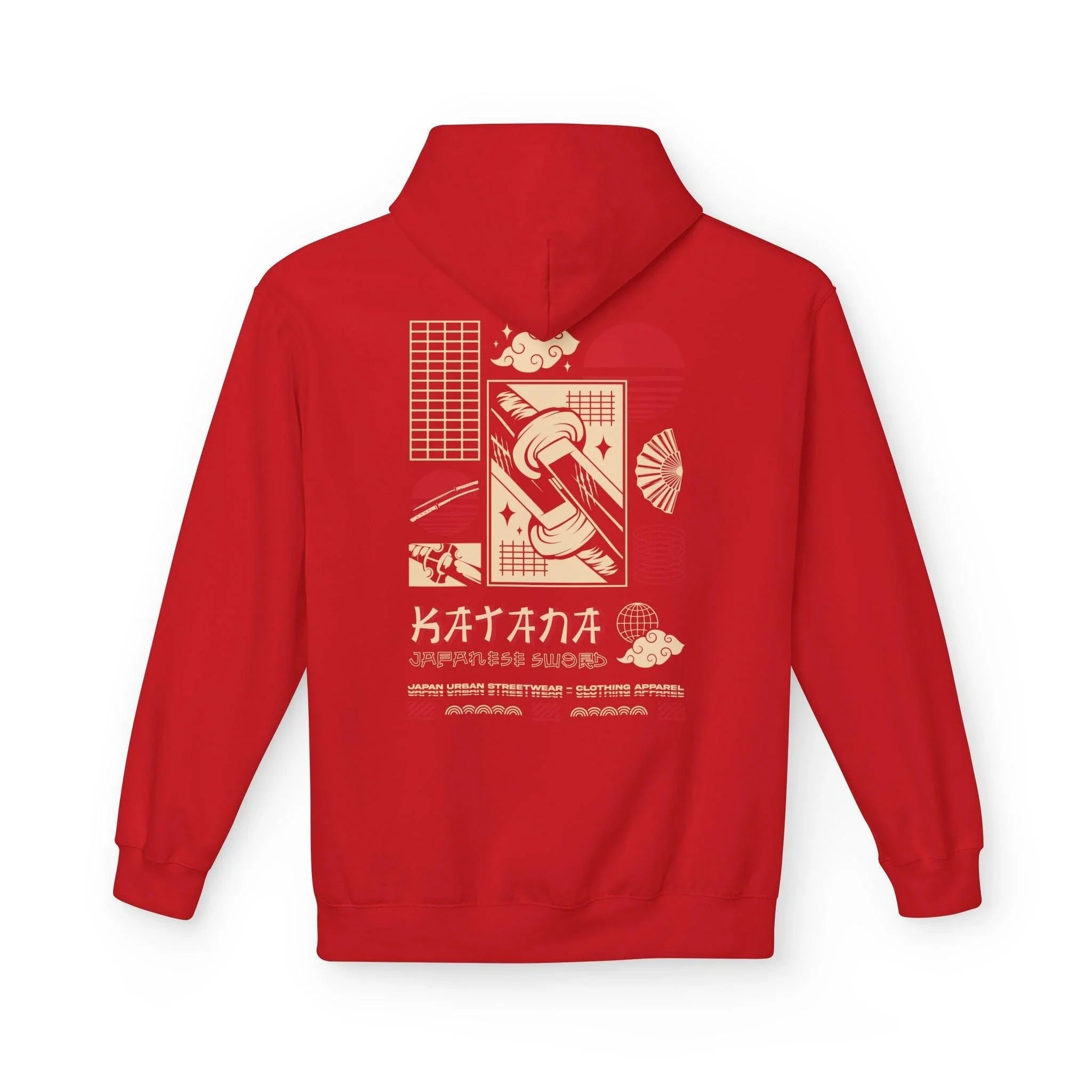 Ultimate "Katana" Japanese Fleece Hoodie for Stylish Streetwear Enthusiasts