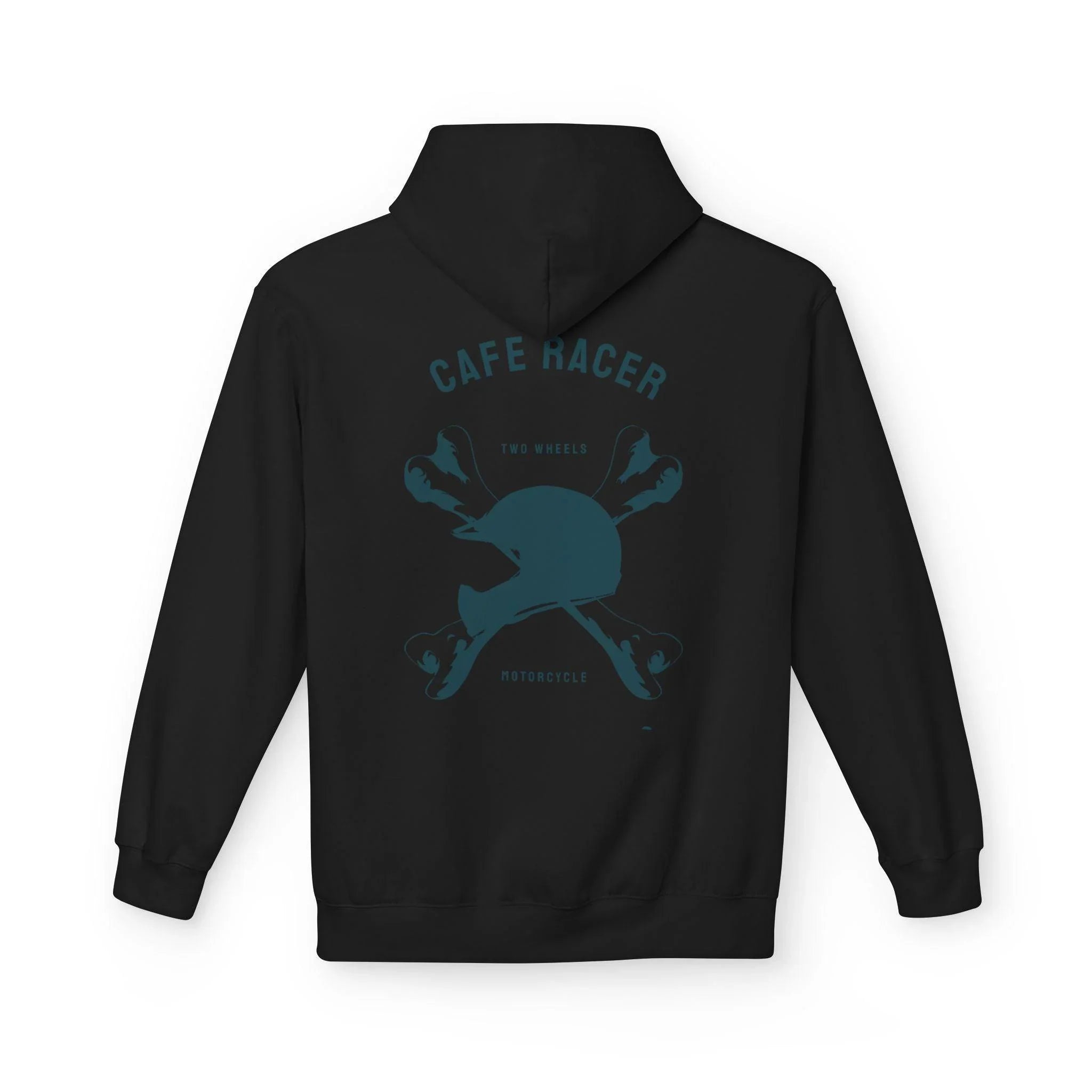 Ultimate Cafe Racer Fleece Hoodie - Embrace the Ride with "Never Stop Riding" Design