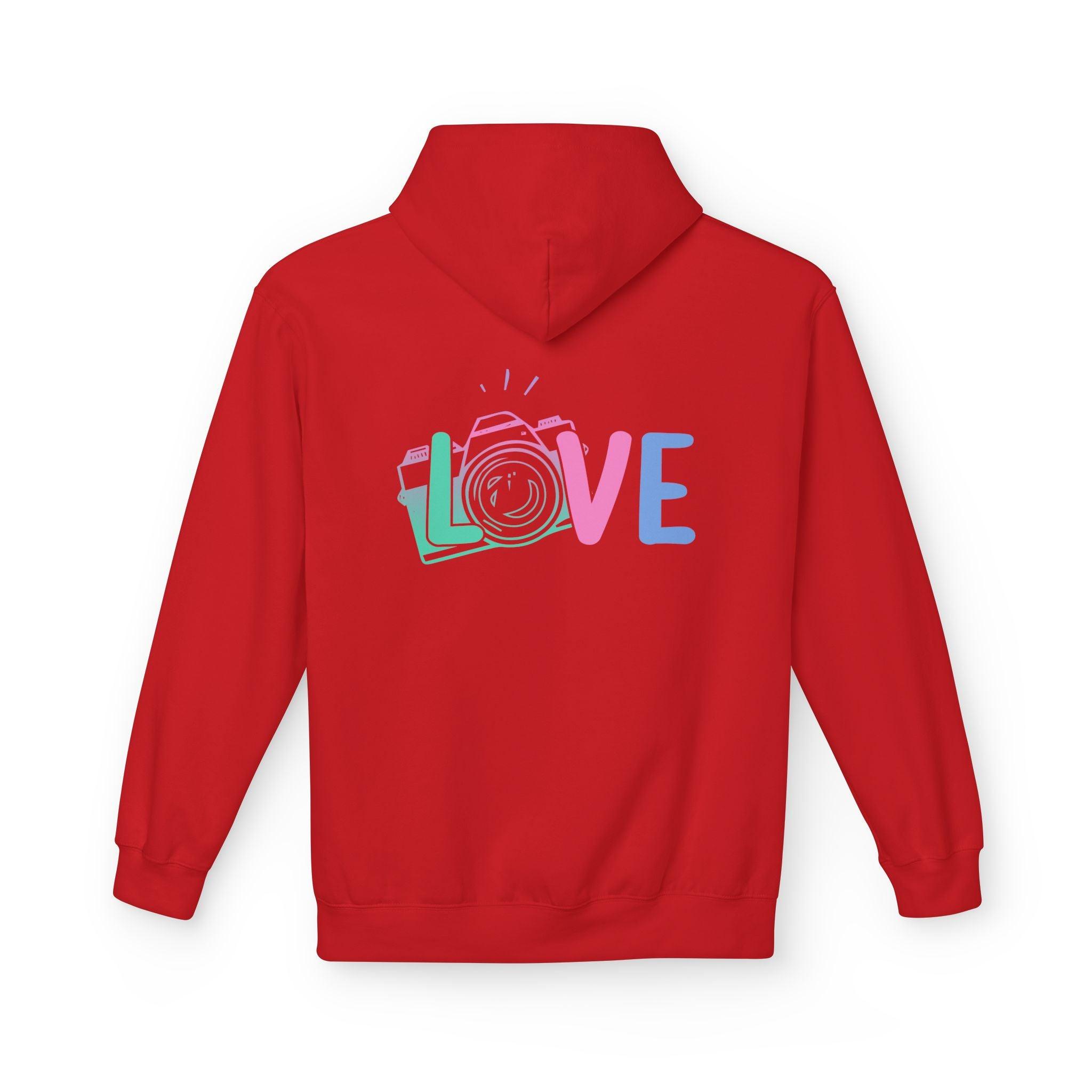 Cozy Love Photography Fleece Hoodie for Stylish Comfort