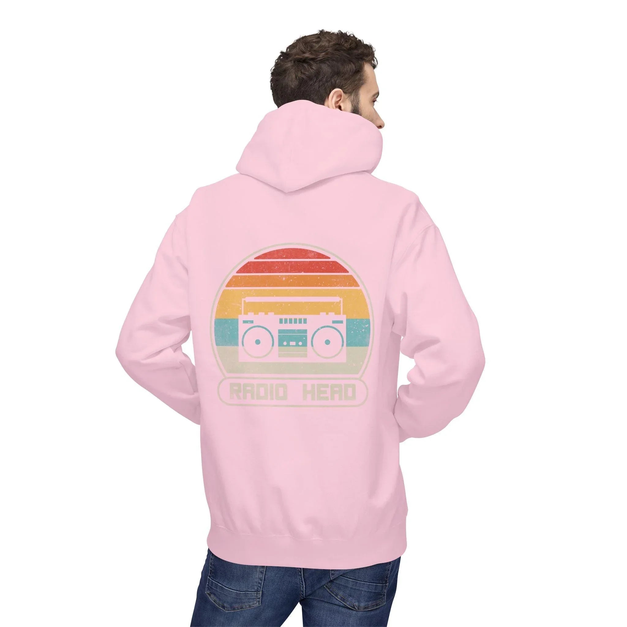 Cozy Vibes Radio Head Fleece Pullover Hoodie