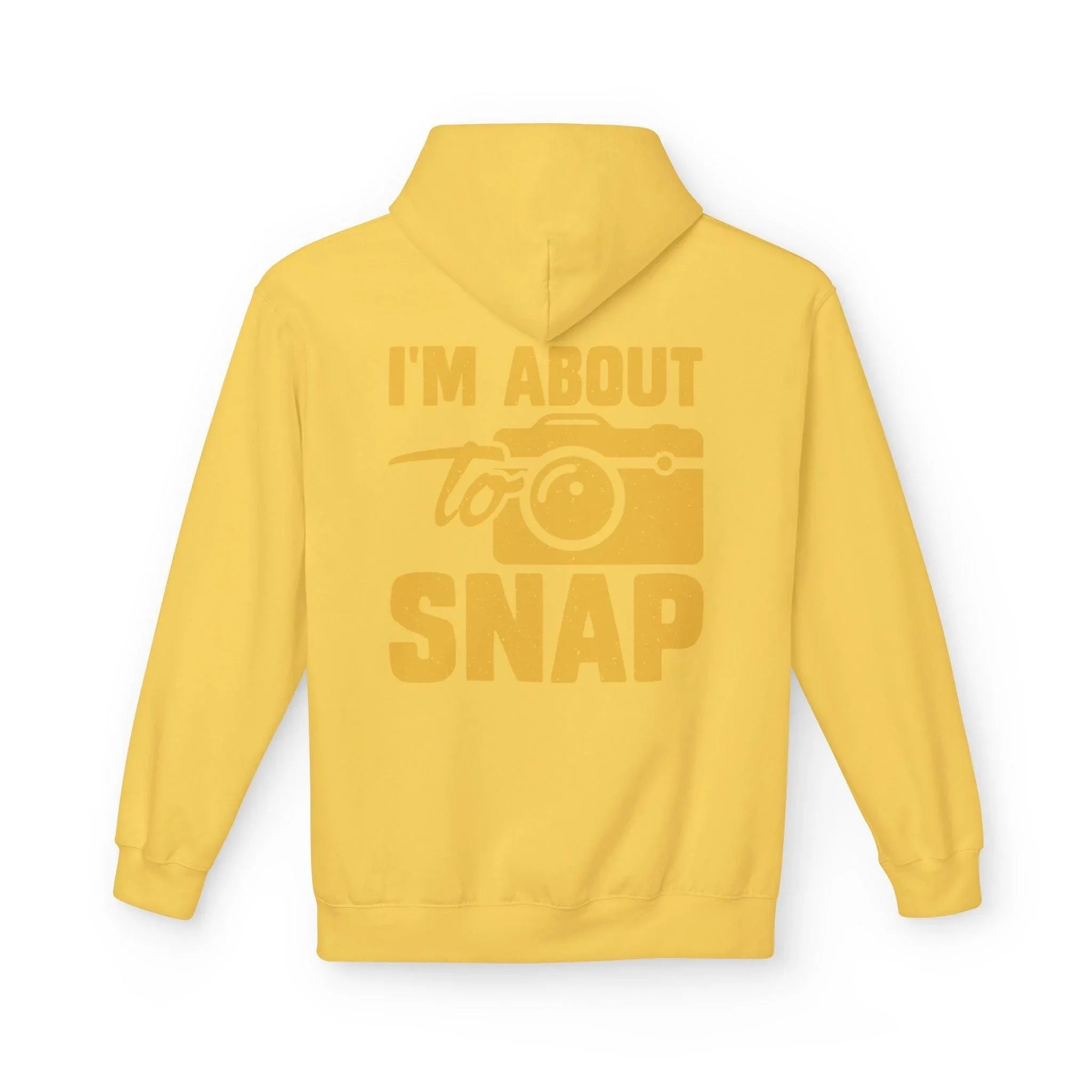 "I'm About to Snap" Exclusive Fleece Hoodie for Passionate Photographers