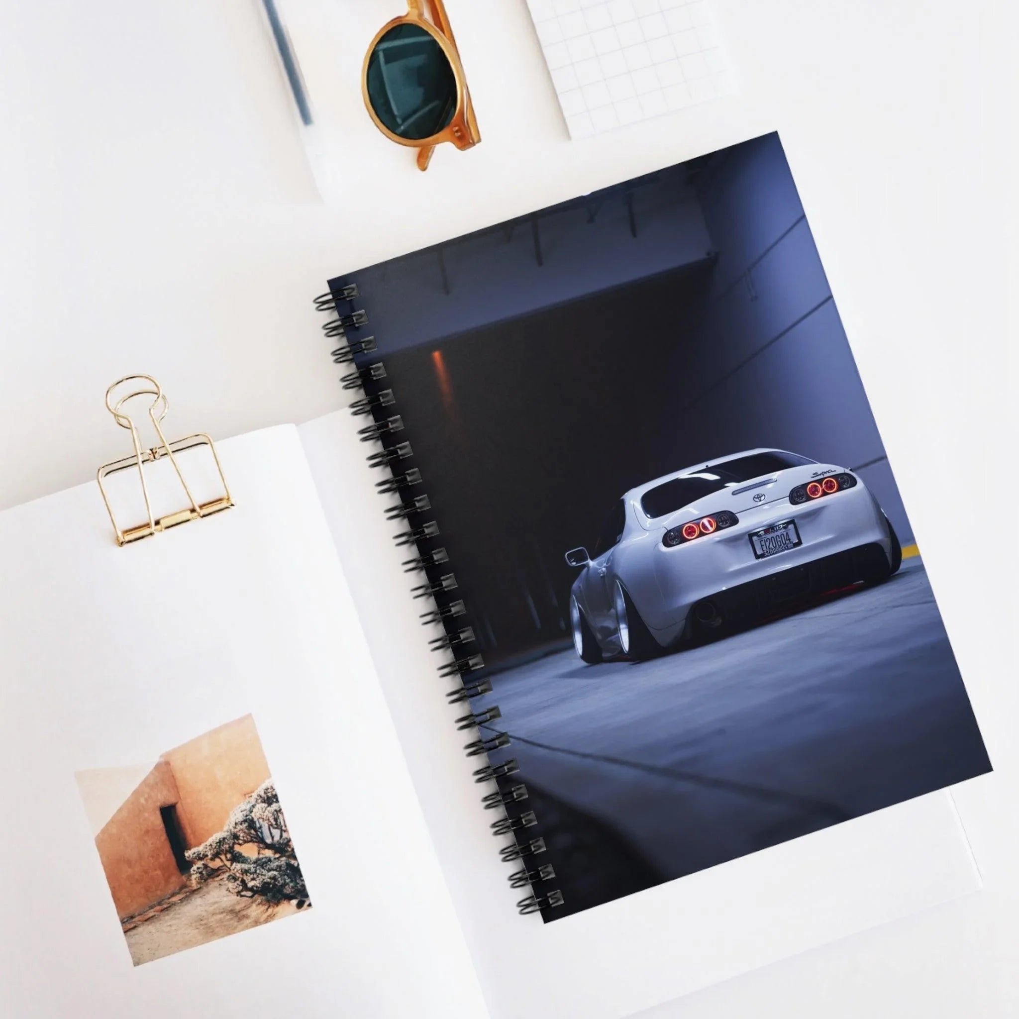 Toyota Supra Mk4 Automotive Spiral Notebook #007 - Throttle Designs