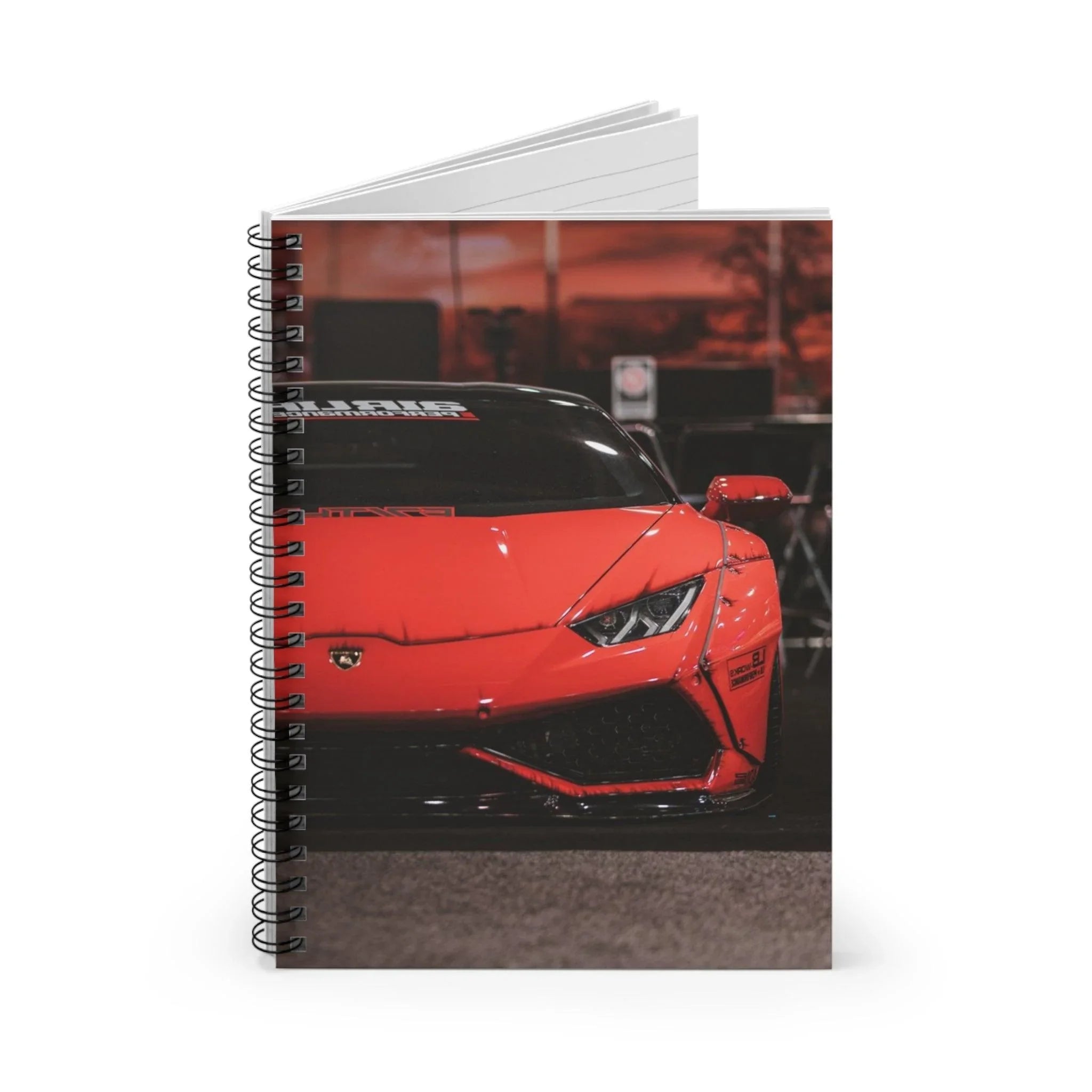 Lamborghini Huracan Automotive Spiral Notebook #004 - Throttle Designs