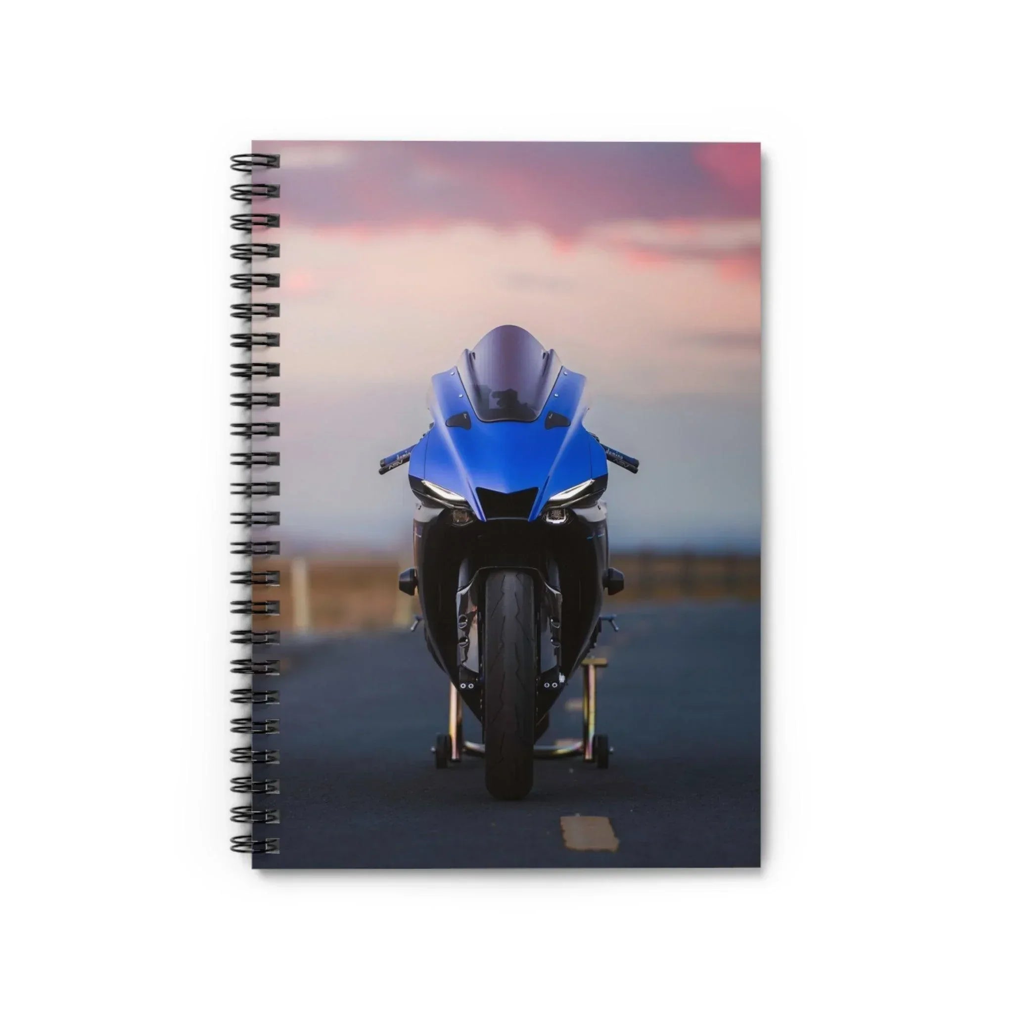 Yamaha R1 Motorcycle Spiral Notebook #011 - Throttle Designs
