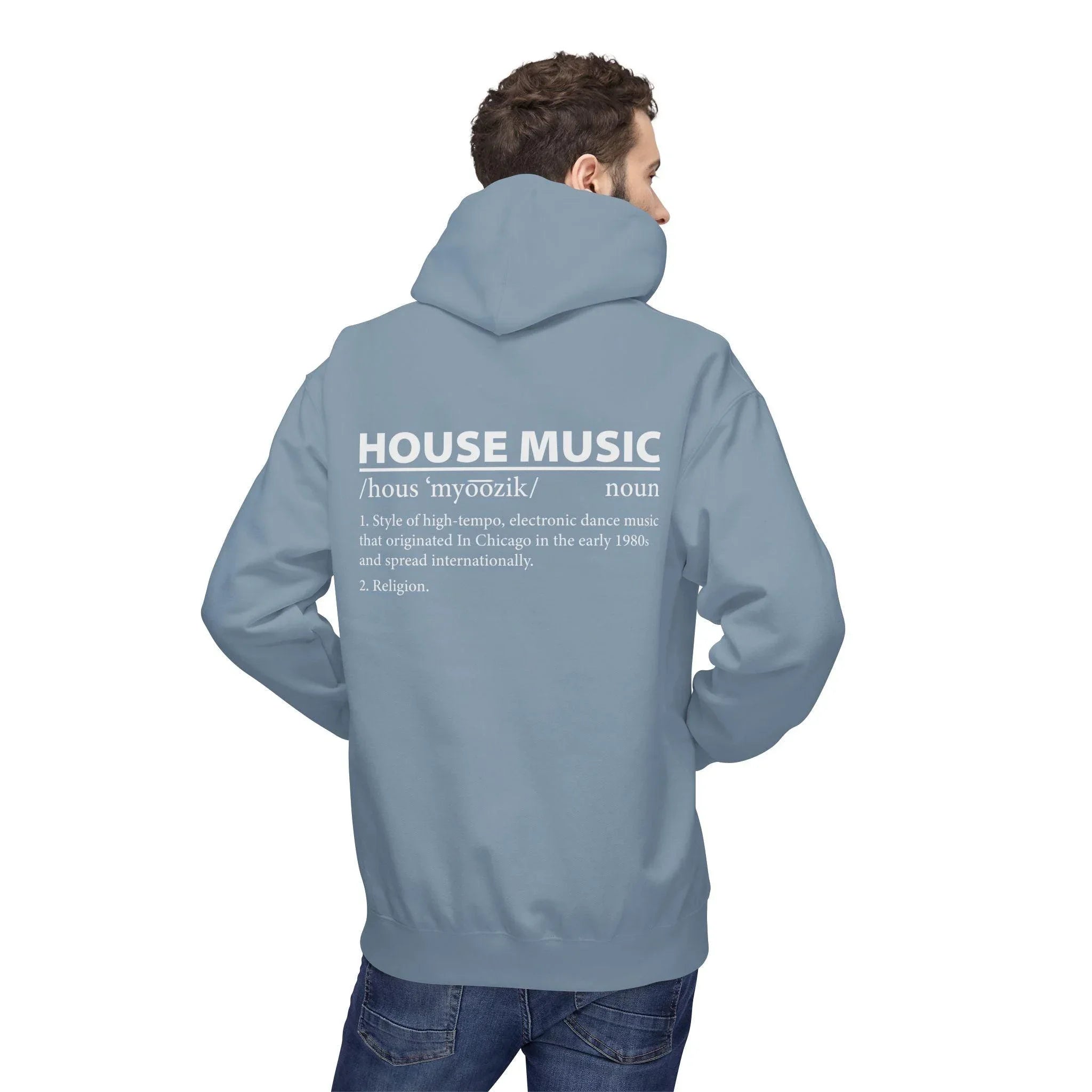 Ultimate House Music Fleece Hoodie for Comfort and Style