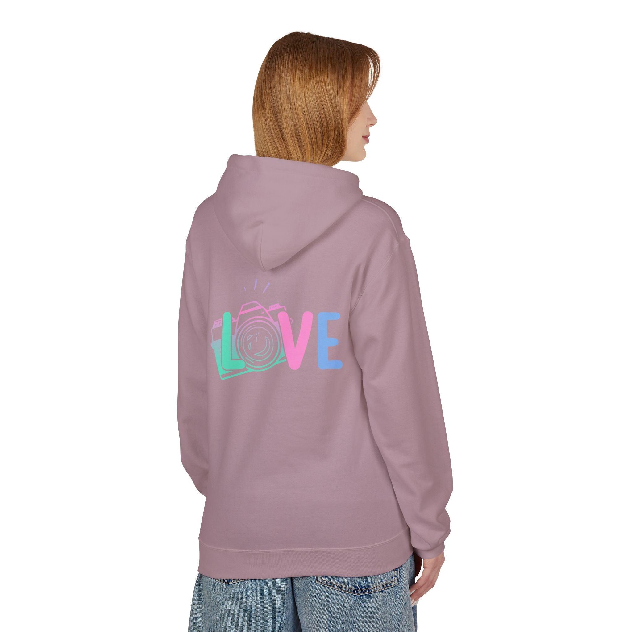 Cozy Love Photography Fleece Hoodie for Stylish Comfort