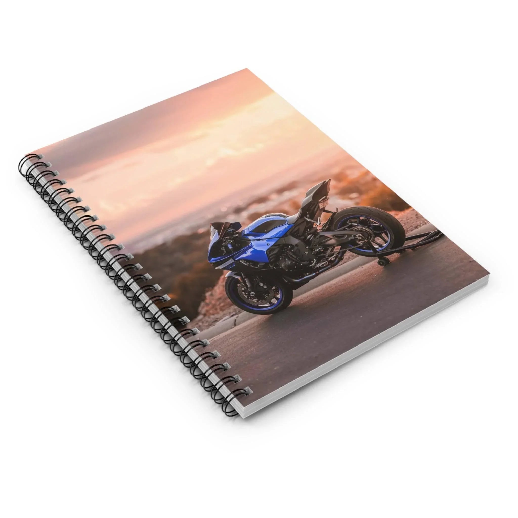 Yamaha R1 Motorcycle Spiral Notebook #029 - Throttle Designs